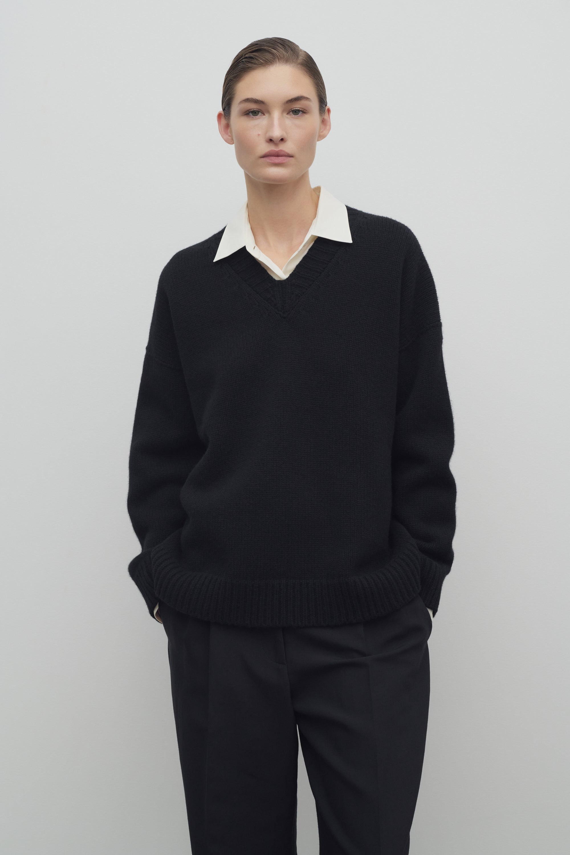 Sdavion Sweater in Wool and Cashmere、mySite、aoinhome