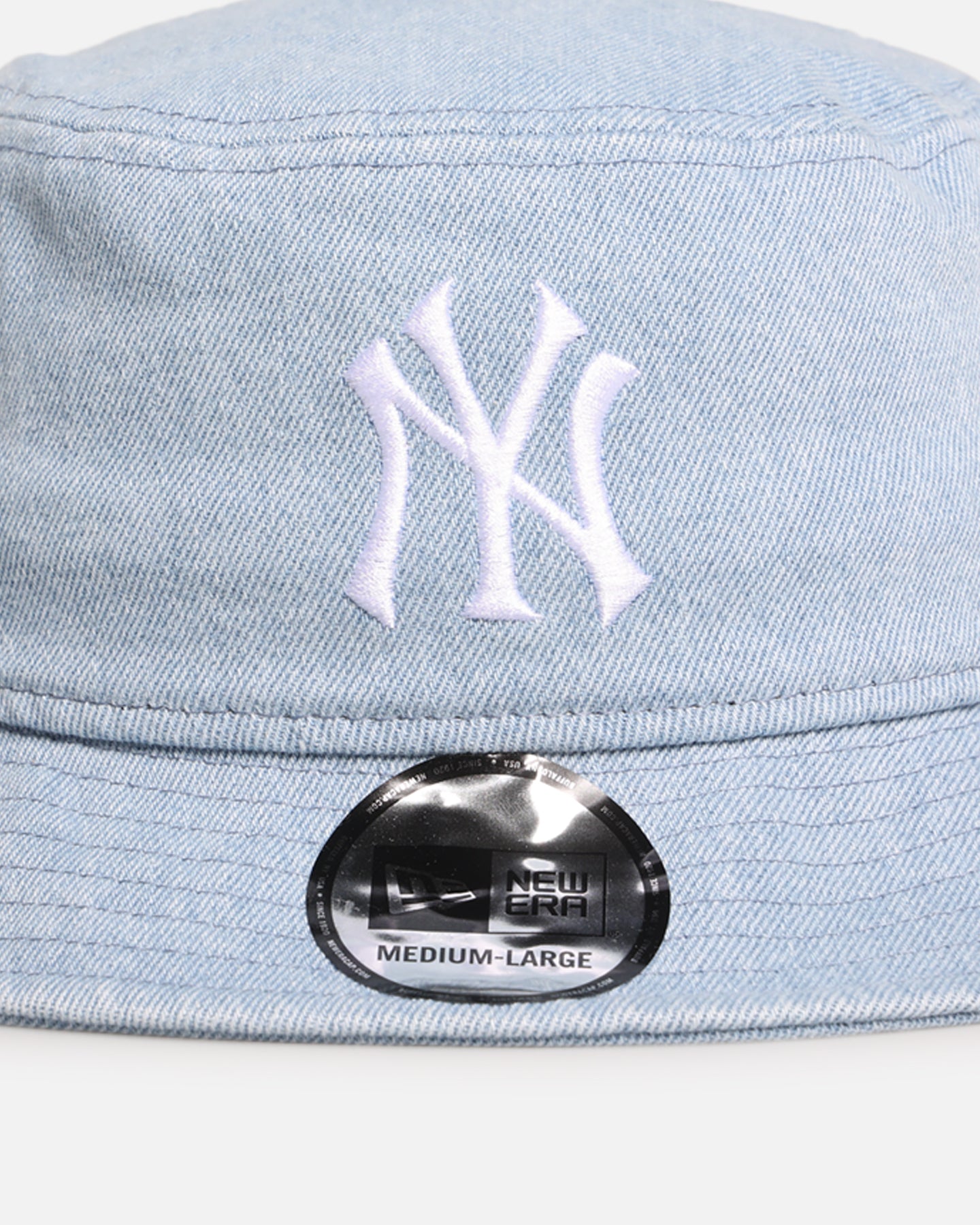 New Era New York Yankees 'Washed Denim' Bucket Hat Blue Washed Denim、mySite、zt4zffjzw