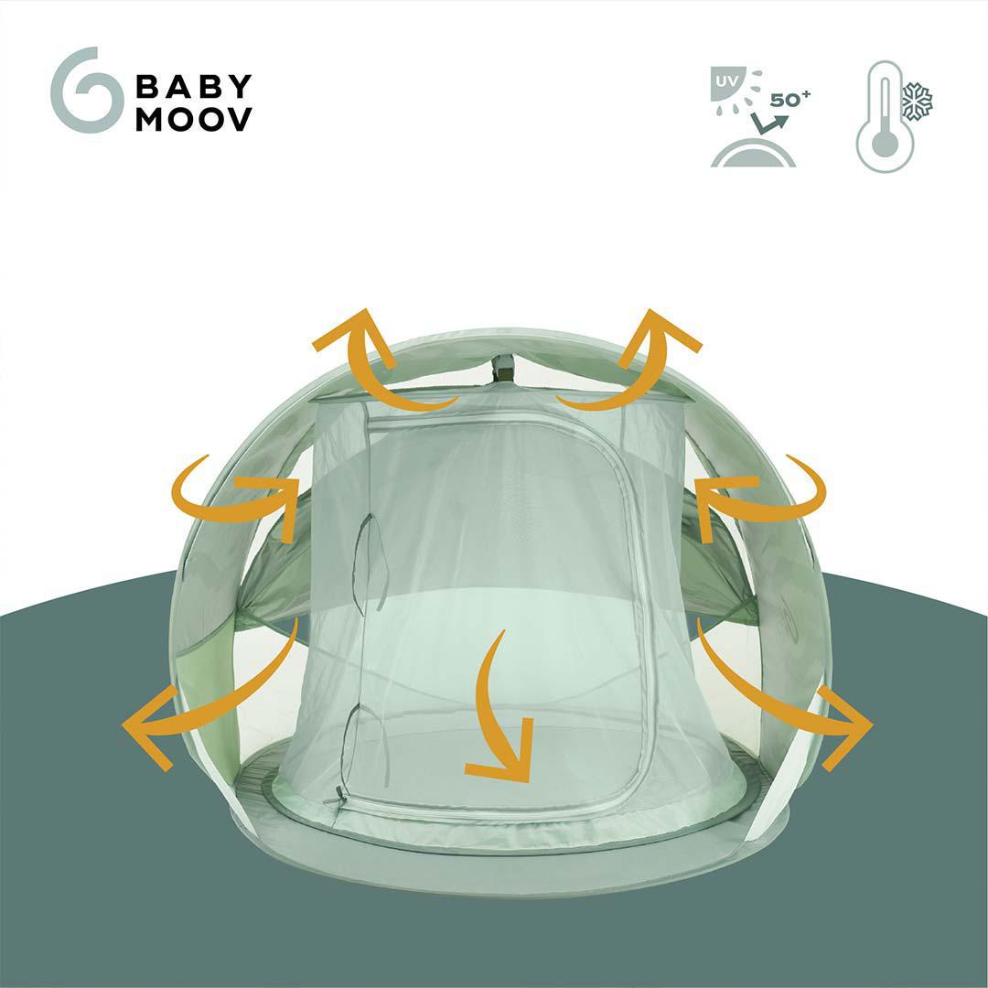  Babymoov Moov & Protect Anti UV Shelter - Green Lagoon、mySite、merchandisen