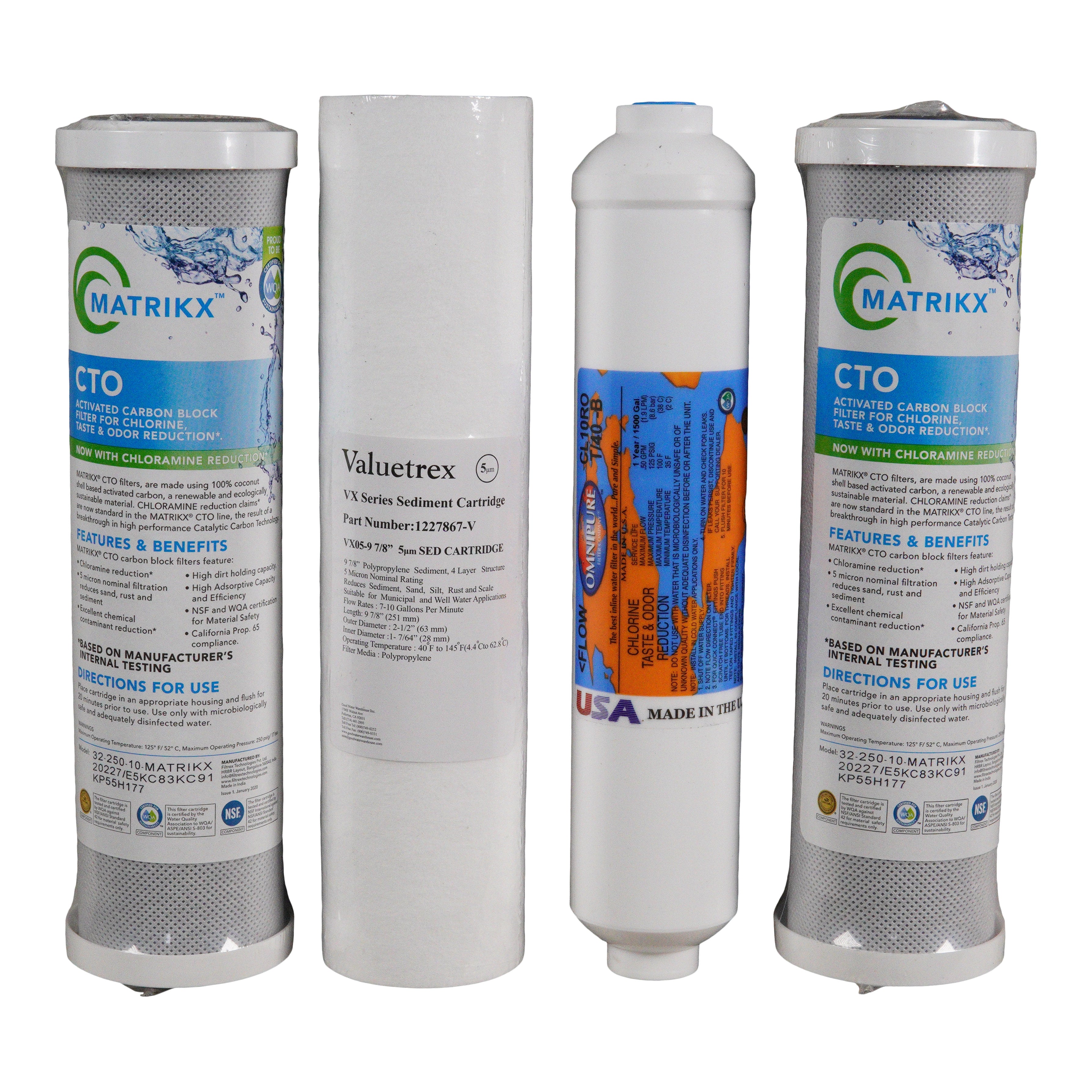 Watts Reverse Osmosis Combo Pack for Premier、mySite、noshort