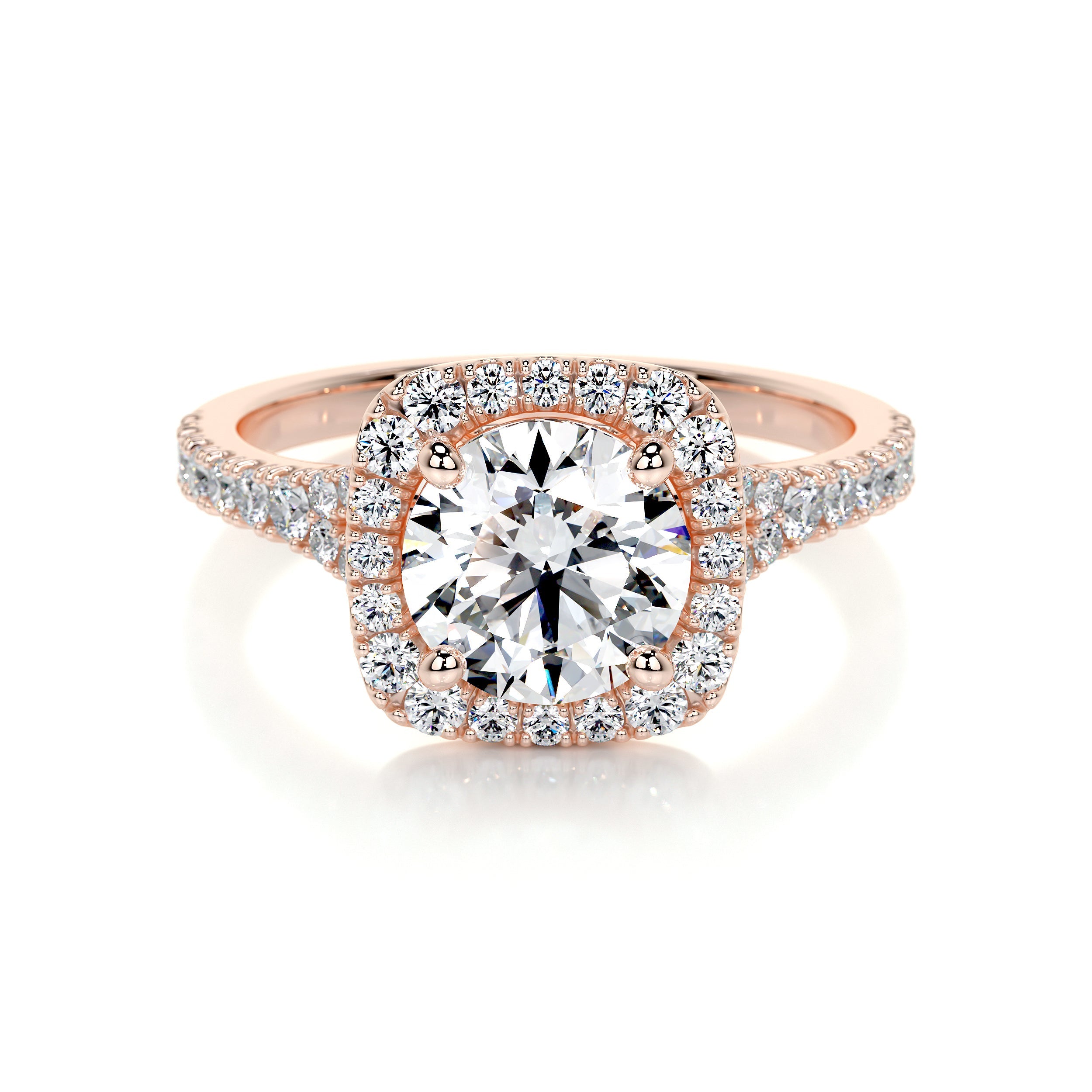 Addison Lab Grown Diamond Ring -14K Rose Gold、mySite、hinf8tx79