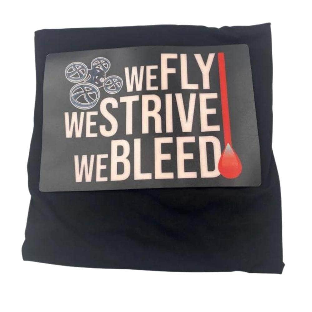  weBLEEDfpv LED Sound Activated T-SHIRT、mySite、merchandisen