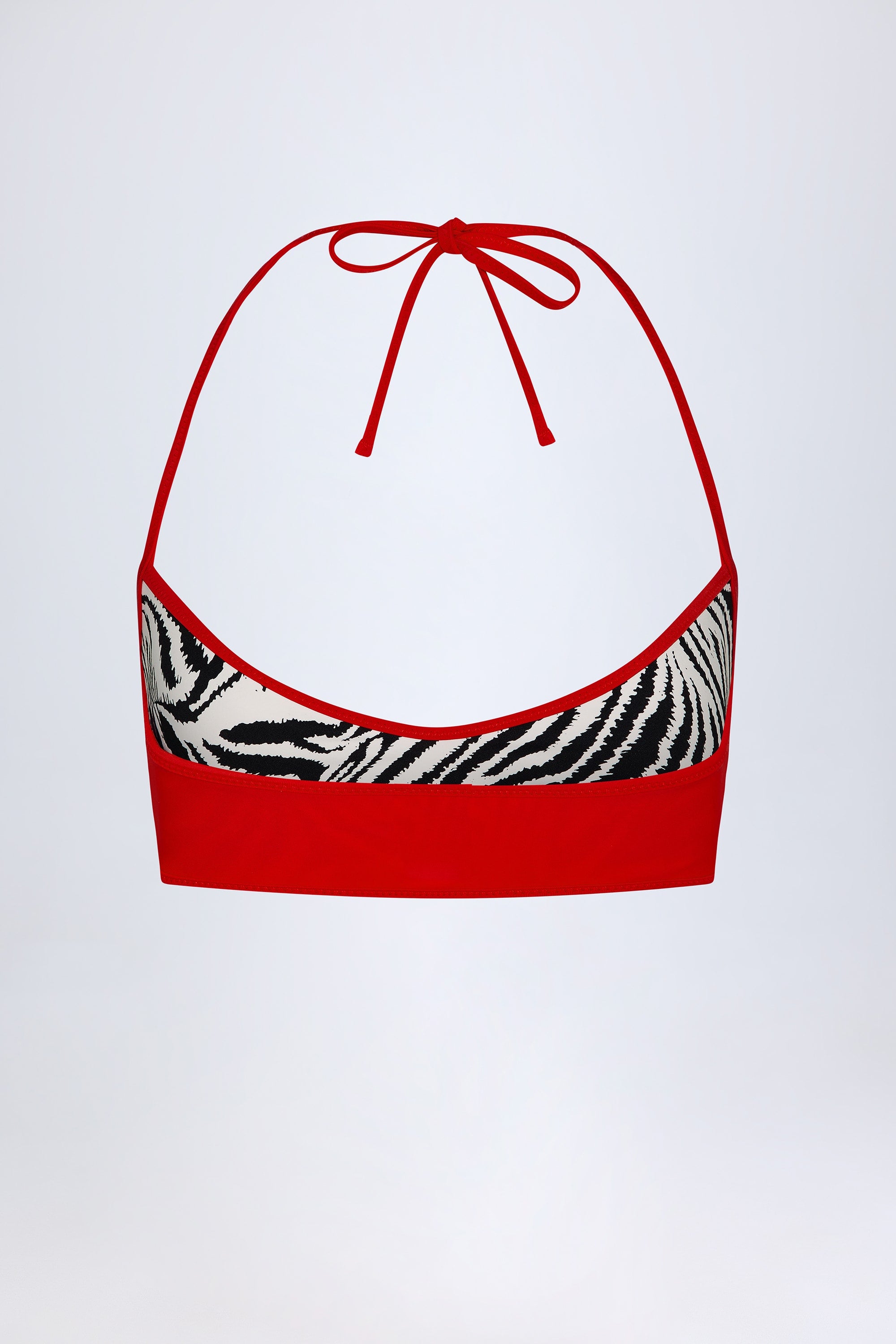  Reversible Halterneck Bikini Top in Zebra Print、mySite、sugarbowlscore