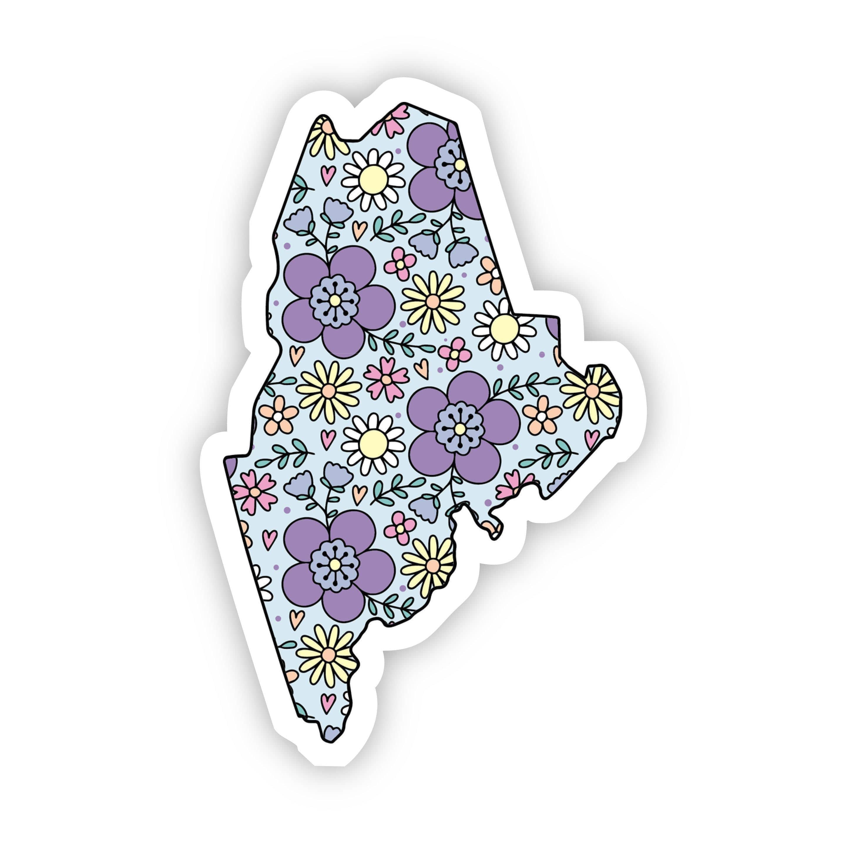  Maine Floral Sticker、mySite、elrpsem3k