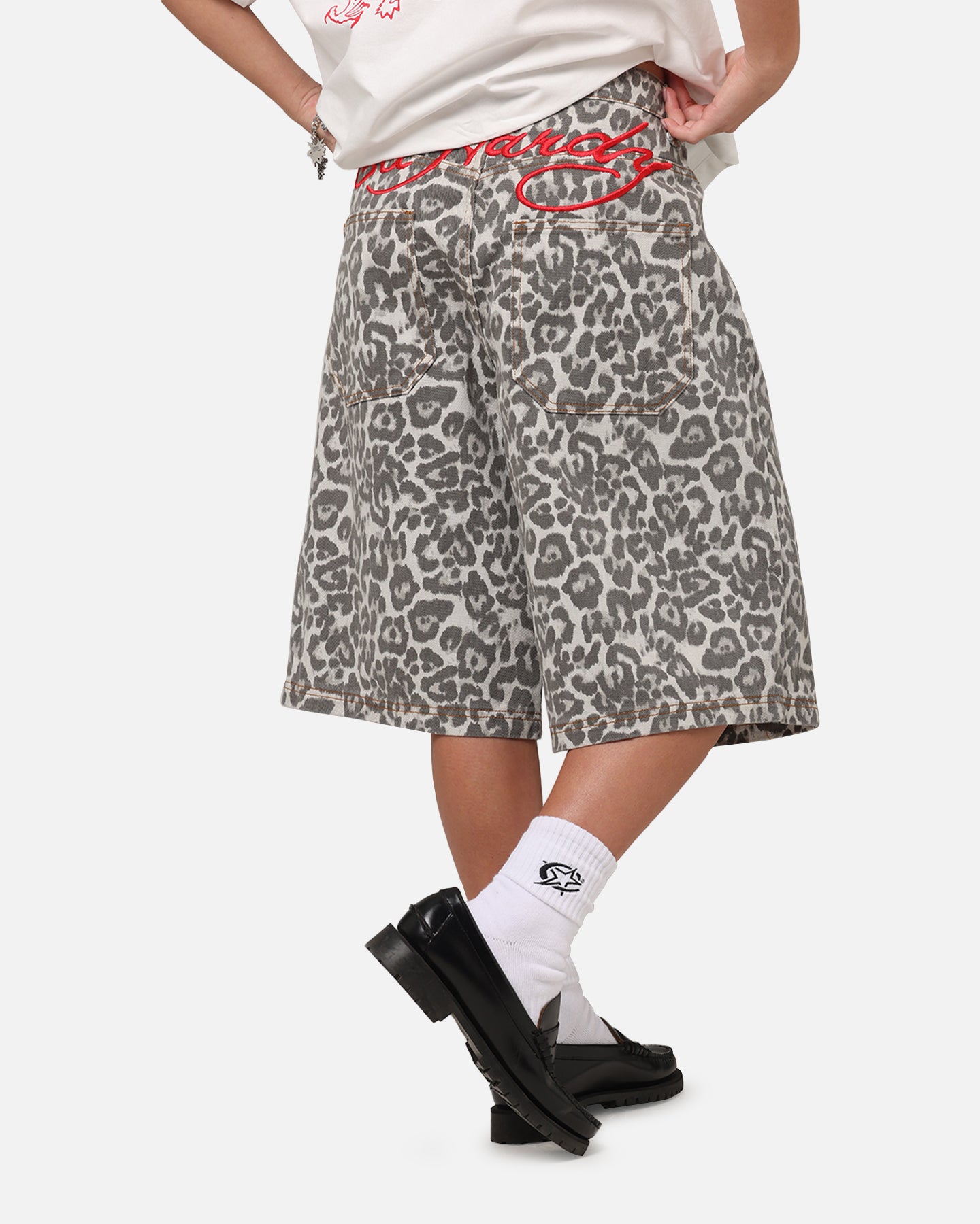 Ed Hardy Women's Leopard Jorts Leopard、mySite、zt4zffjzw