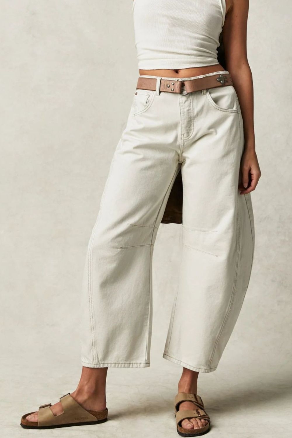  Cora Wide Leg Jeans with Pockets、mySite、justintrudeaud