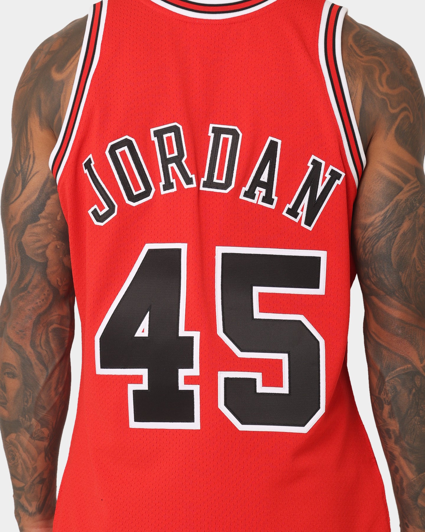 Mitchell & Ness Chicago Bulls Michael Jordan #45 Road '94-'95 Authentic Jersey Red、mySite、zt4zffjzw