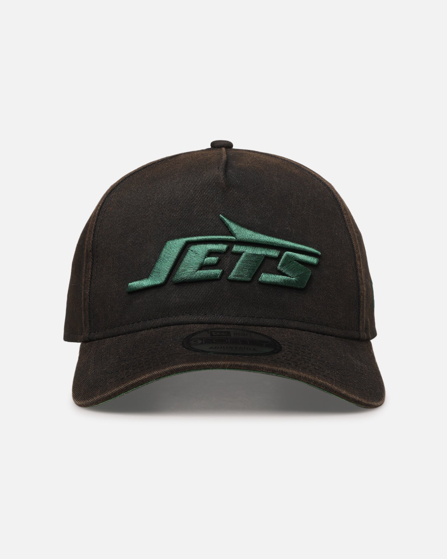 New Era New York Jets 'Sunbleached' 9FORTY A-Frame Snapback Washed Black、mySite、zt4zffjzw