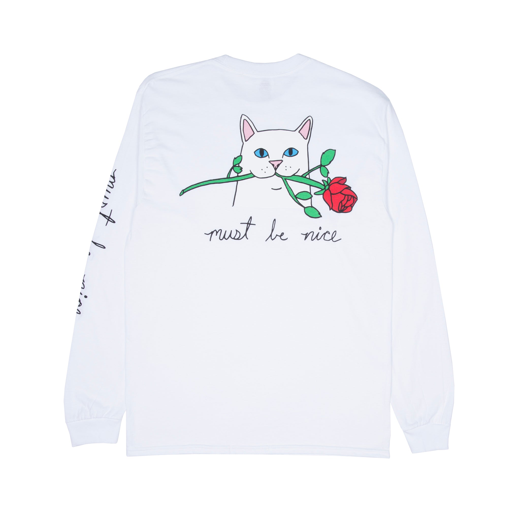 Romantic Nerm Long Sleeve (White)、mySite、merchandisen