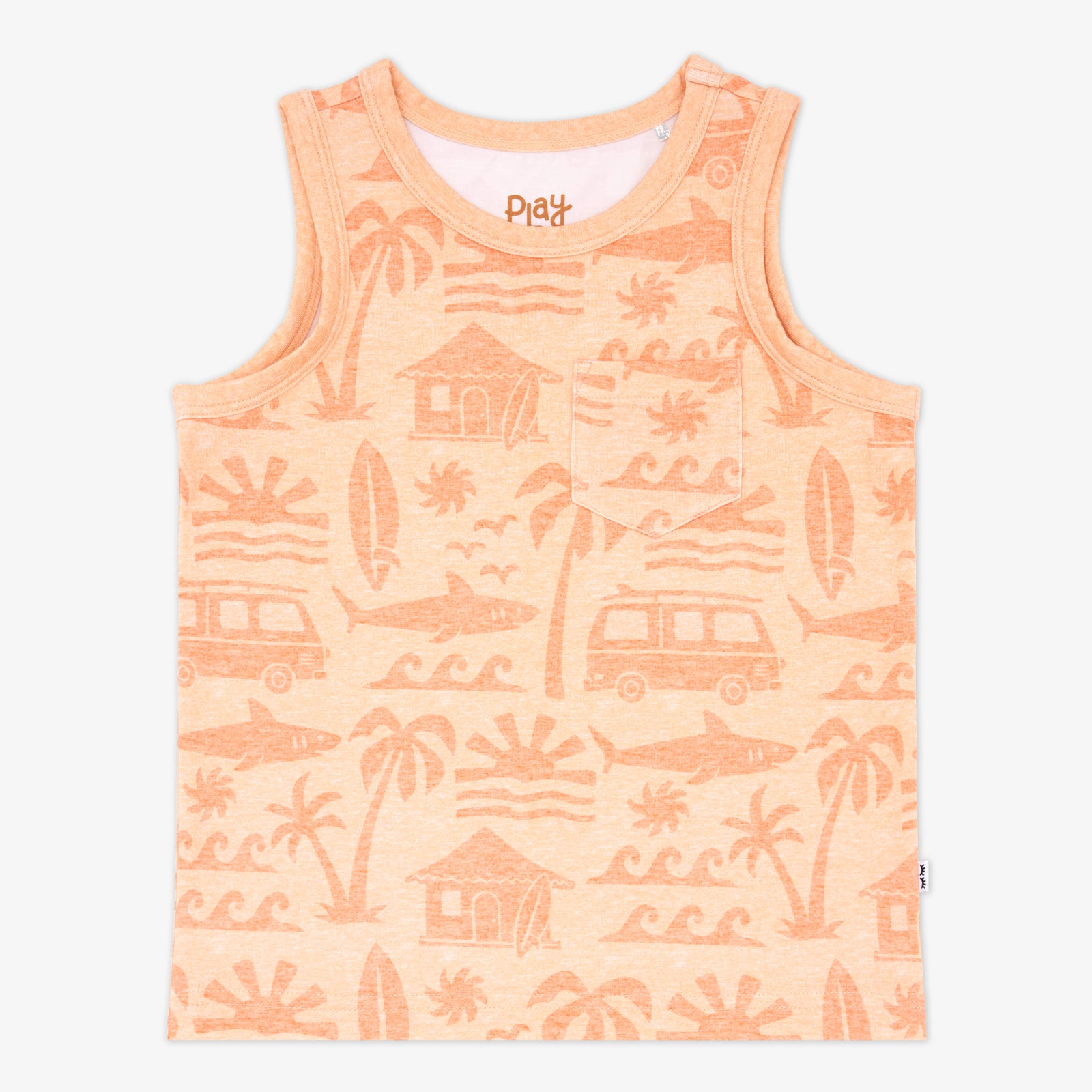 Orange Surf Shack Pocket Tank、mySite、g9winljtr