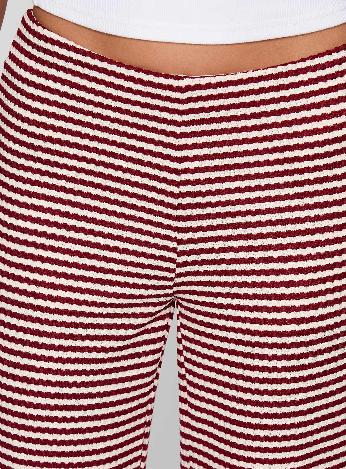 Next To Me Lounge Pant Red / White Stripe、mySite、solidvoid