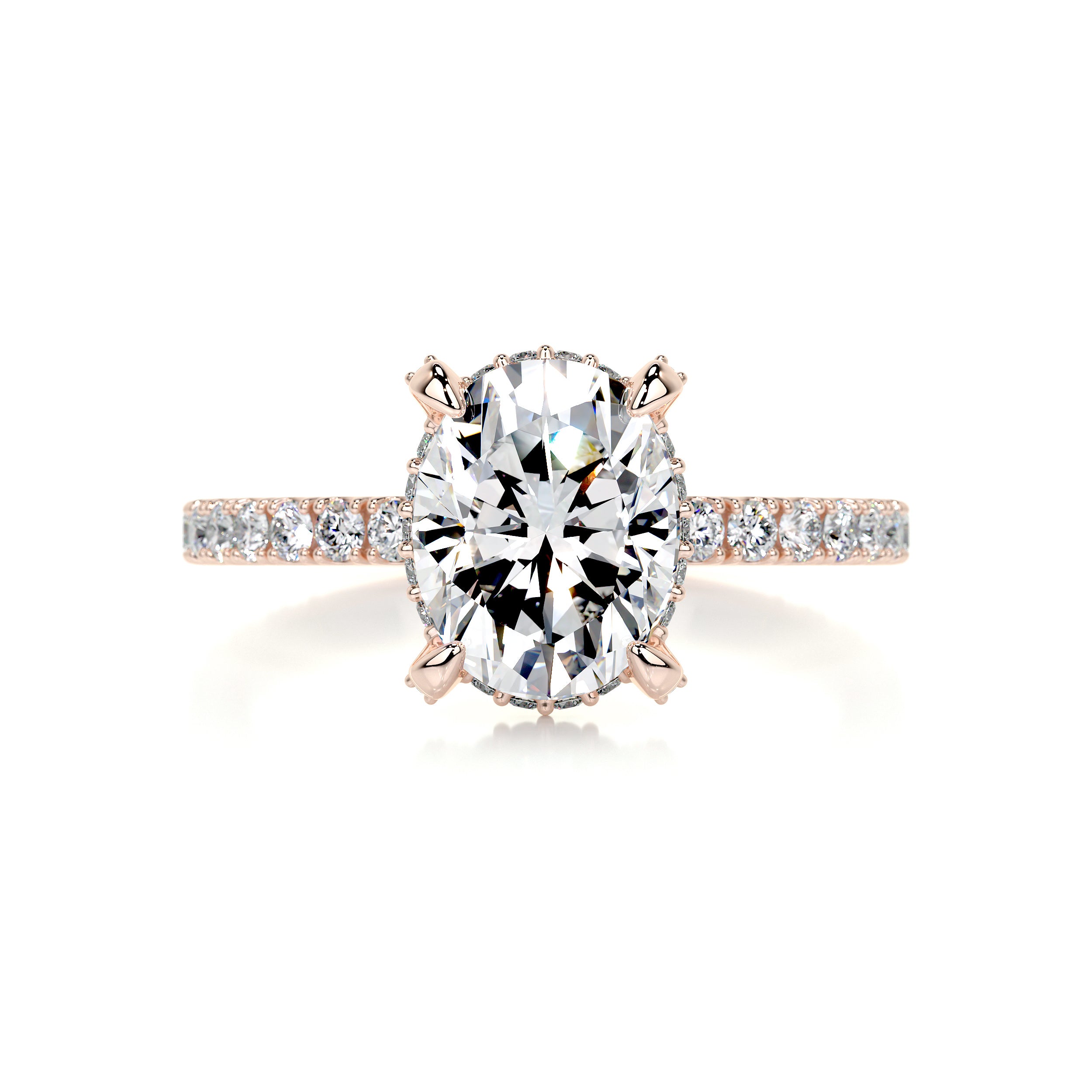 Alicia Diamond Engagement Ring -14K Rose Gold、mySite、hinf8tx79