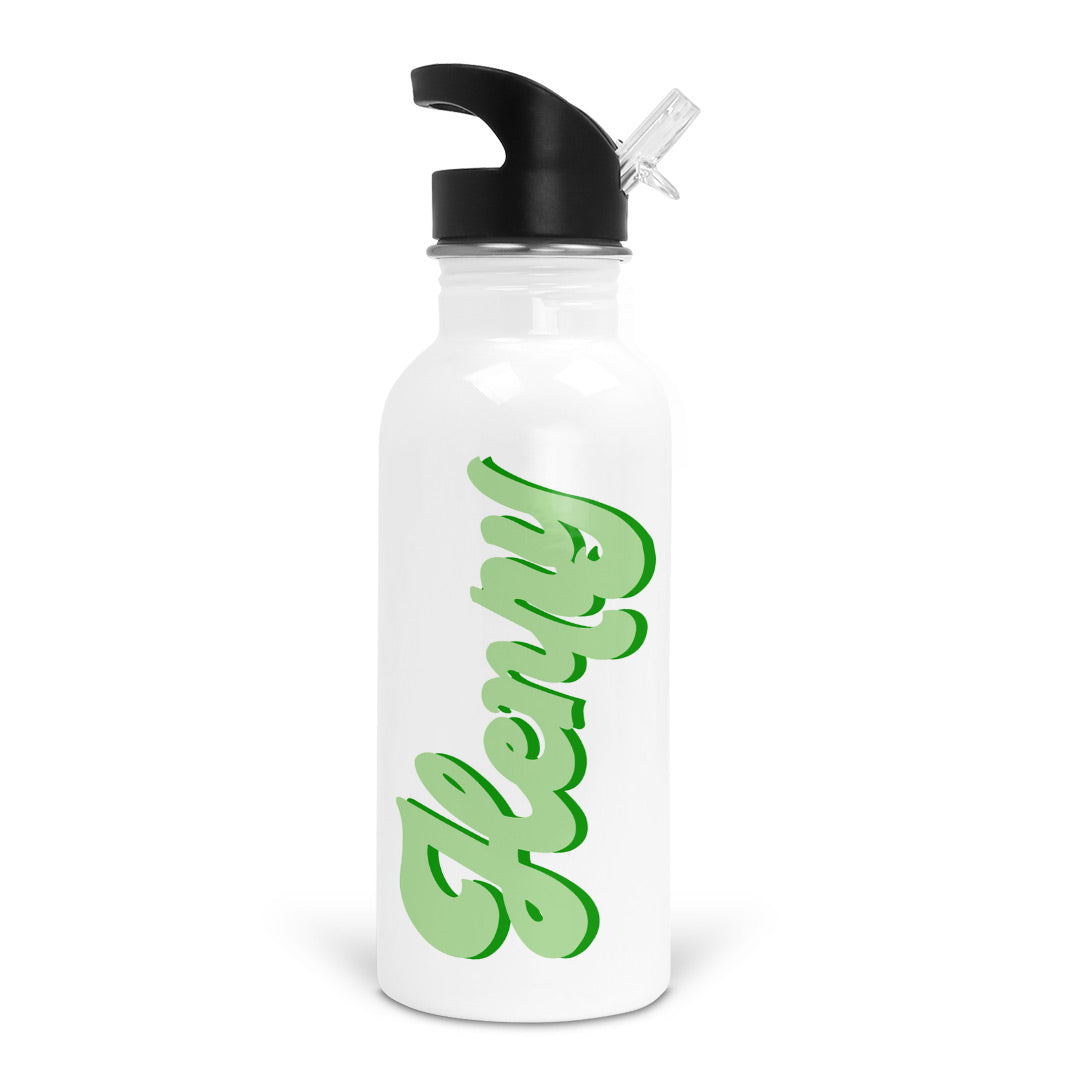  Bubbly Lime Personalized Kids Water Bottle、mySite、layawaytickets