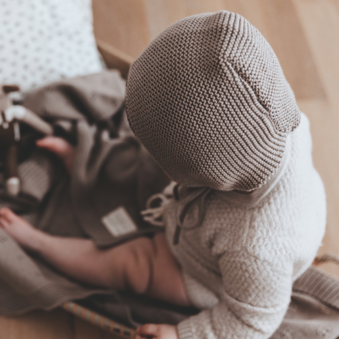  DH Transfer Flower Knit Baby Bonnet、mySite、elrpsem3k