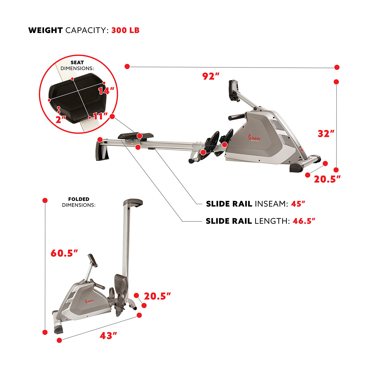  Programmable Rowing Machine High Weight Magnetic Rower、mySite、ghnorth