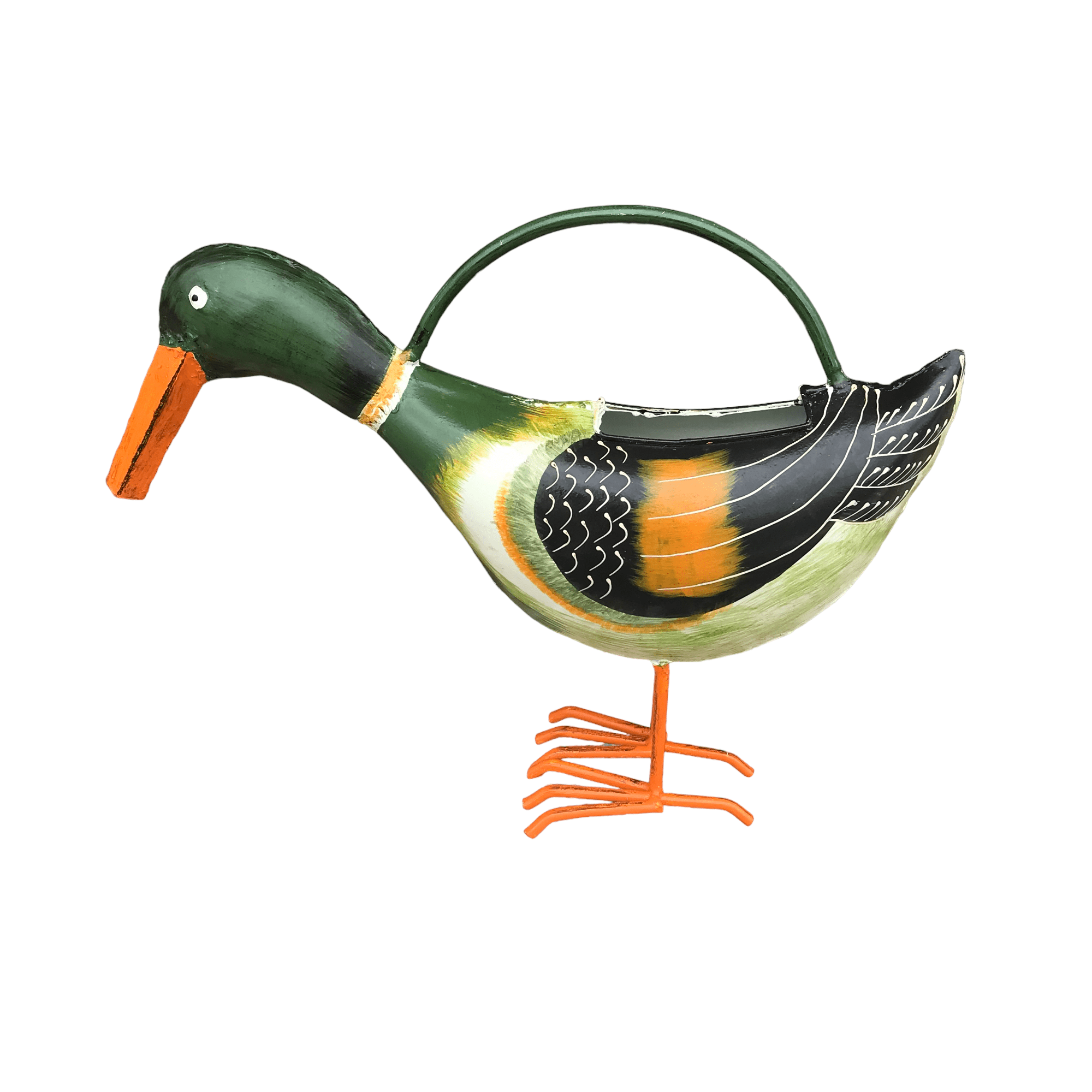 Alfred The Mallard Duck Plant Pals Metal Watering Can Handcrafted、mySite、g9winljtr