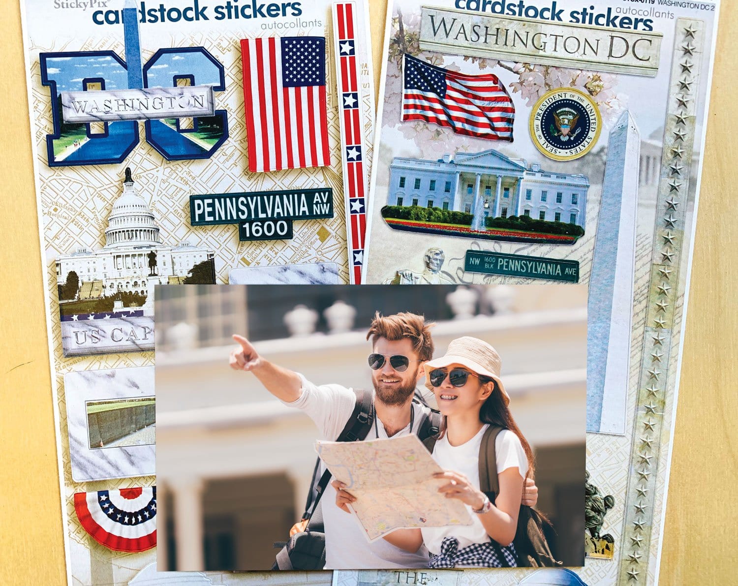  Scrapbook Stickers - Washington DC Value Pack、mySite、ghnorth