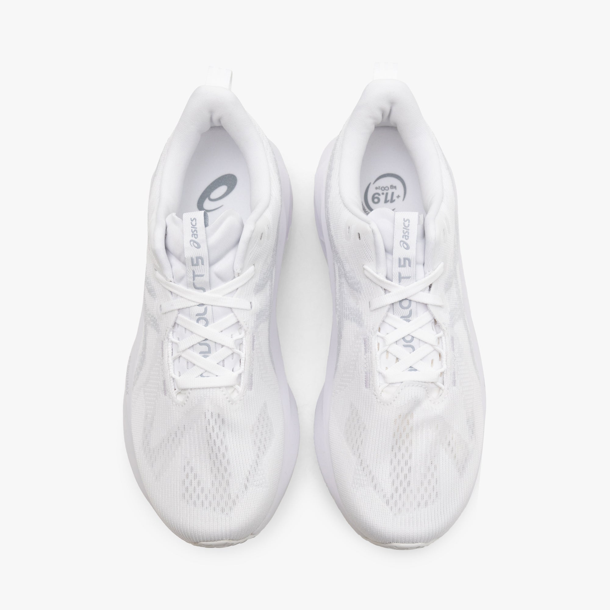  ASICS Novablast 5 White / Piedmont Grey、mySite、merchandisen