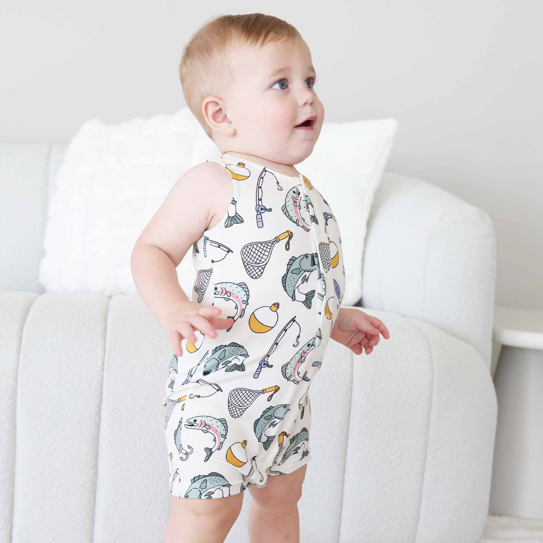  Sleeveless Snap Romper | Catch of the Day、mySite、layawaytickets