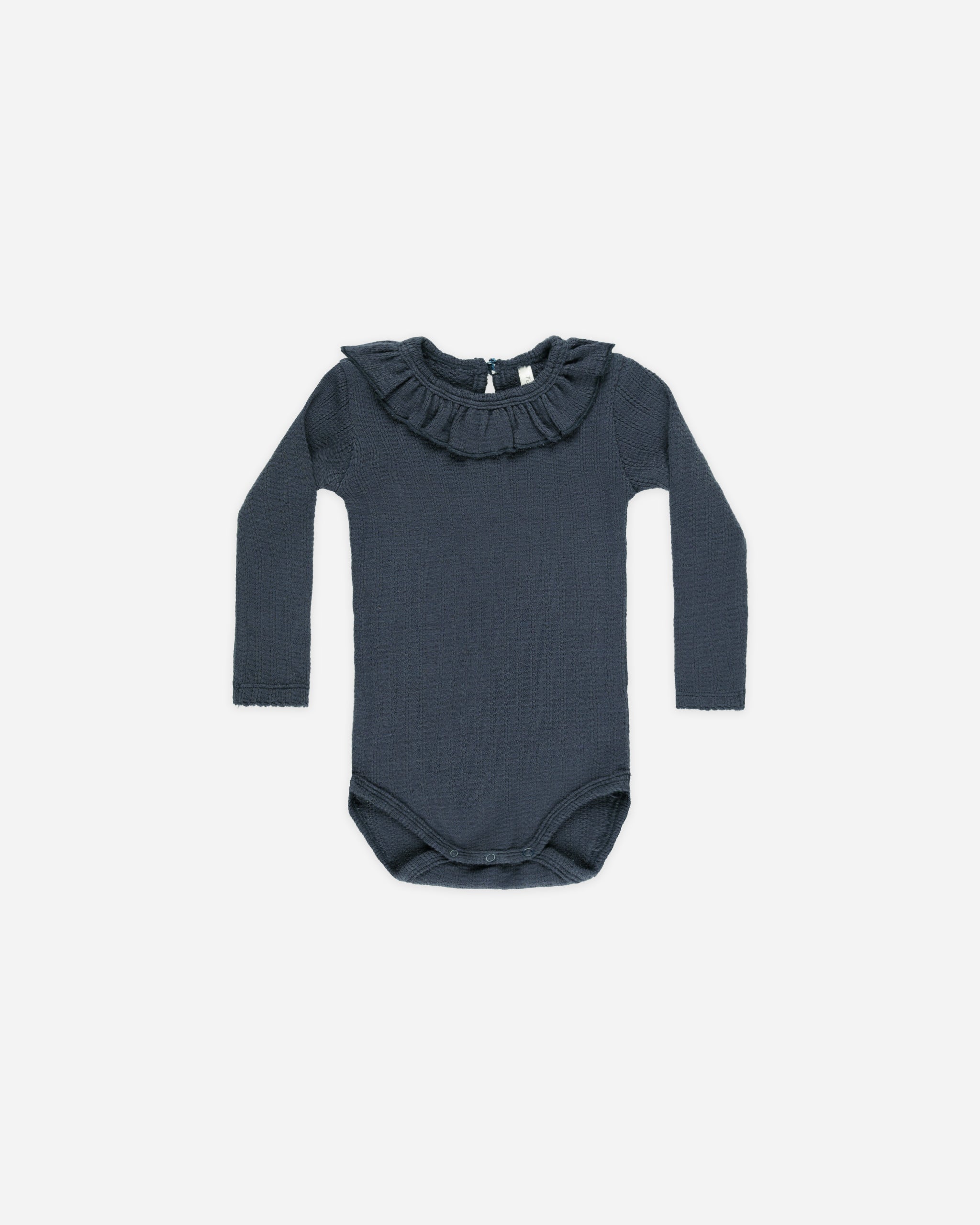  Ruffle Collar Bodysuit || Indigo、mySite、layawaytickets