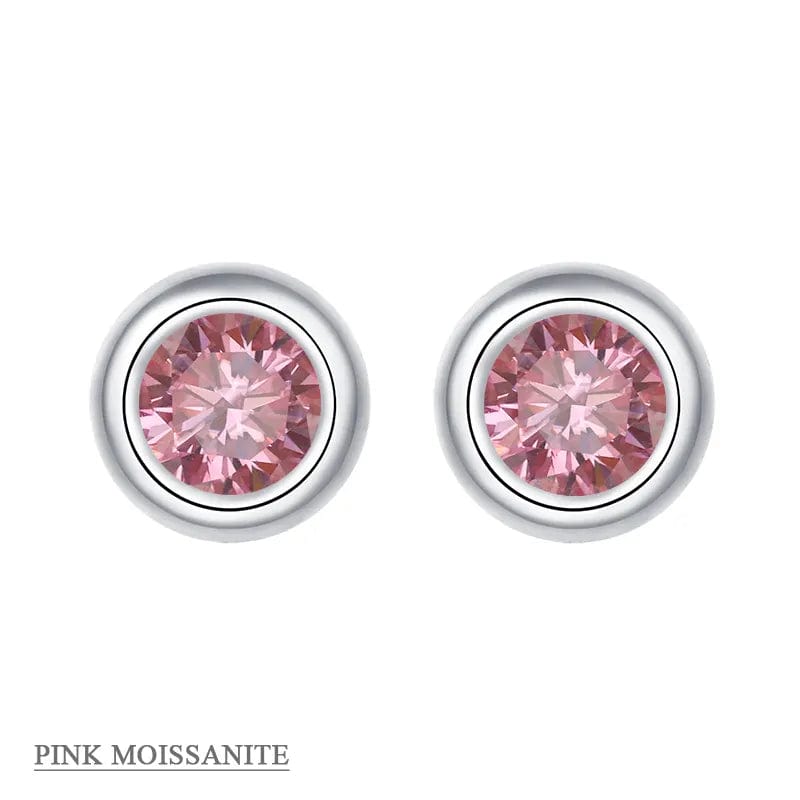 Moissanite 1ct Colored GRA Bezel Set Jewelry 925 Sterling Silver Lasting Beauty Plating、mySite、g9winljtr