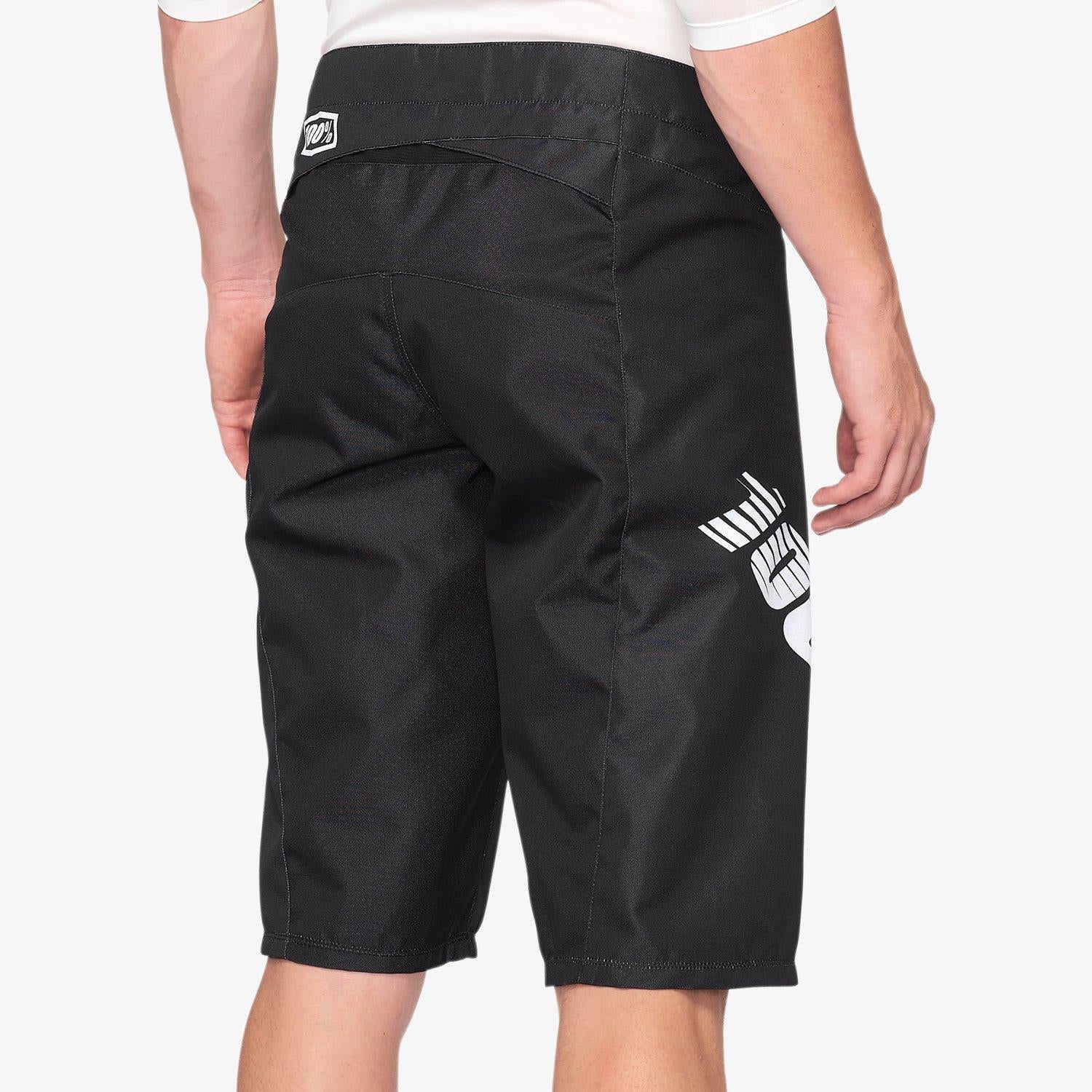  100% R-Core Race Shorts - Black、mySite、merchandisen