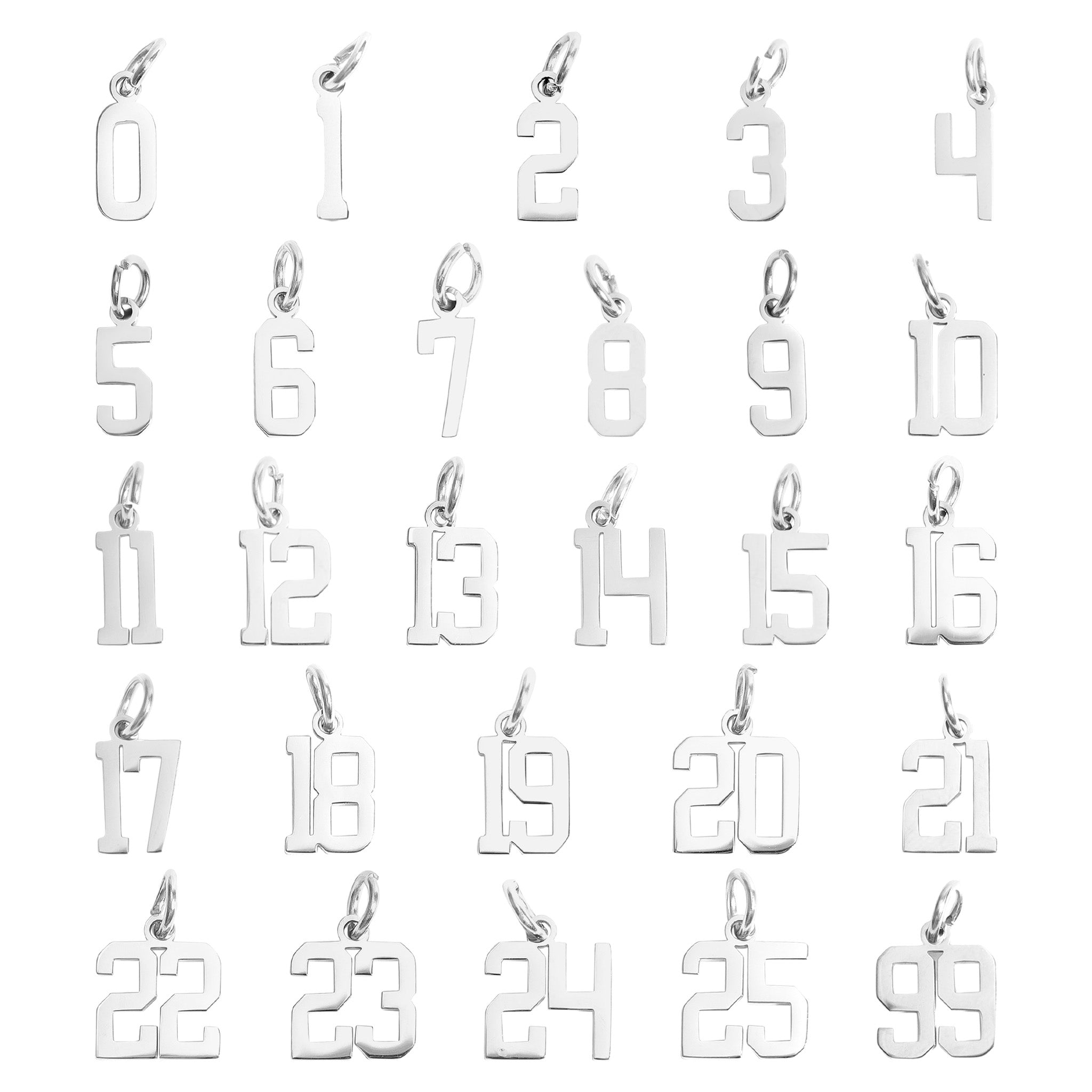 Stainless Steel Small Sport Number Pendants / PDS0006、mySite、dreamappss