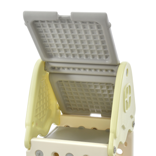 Kids Bookshelf Toy Storage Organizer with 17 Bins and 5 Bookshelves, Multi-functional Nursery Organizer Kids Furniture Set Toy Storage Cabinet Unit with HDPE Shelf and Bins、、casual