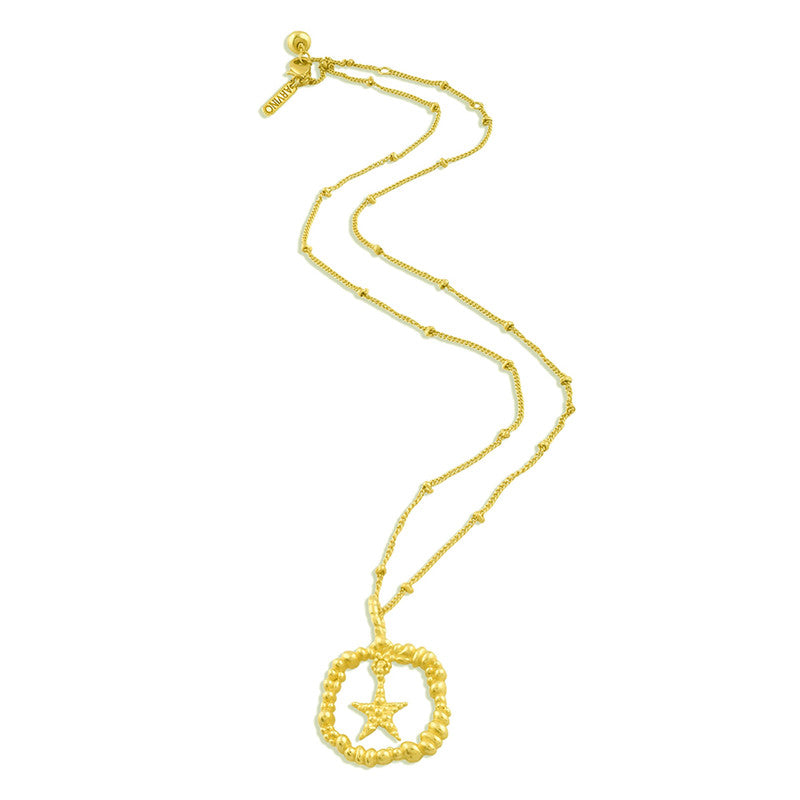 Star Charm Necklace | 14K Gold Plated、mySite、camillekostekn