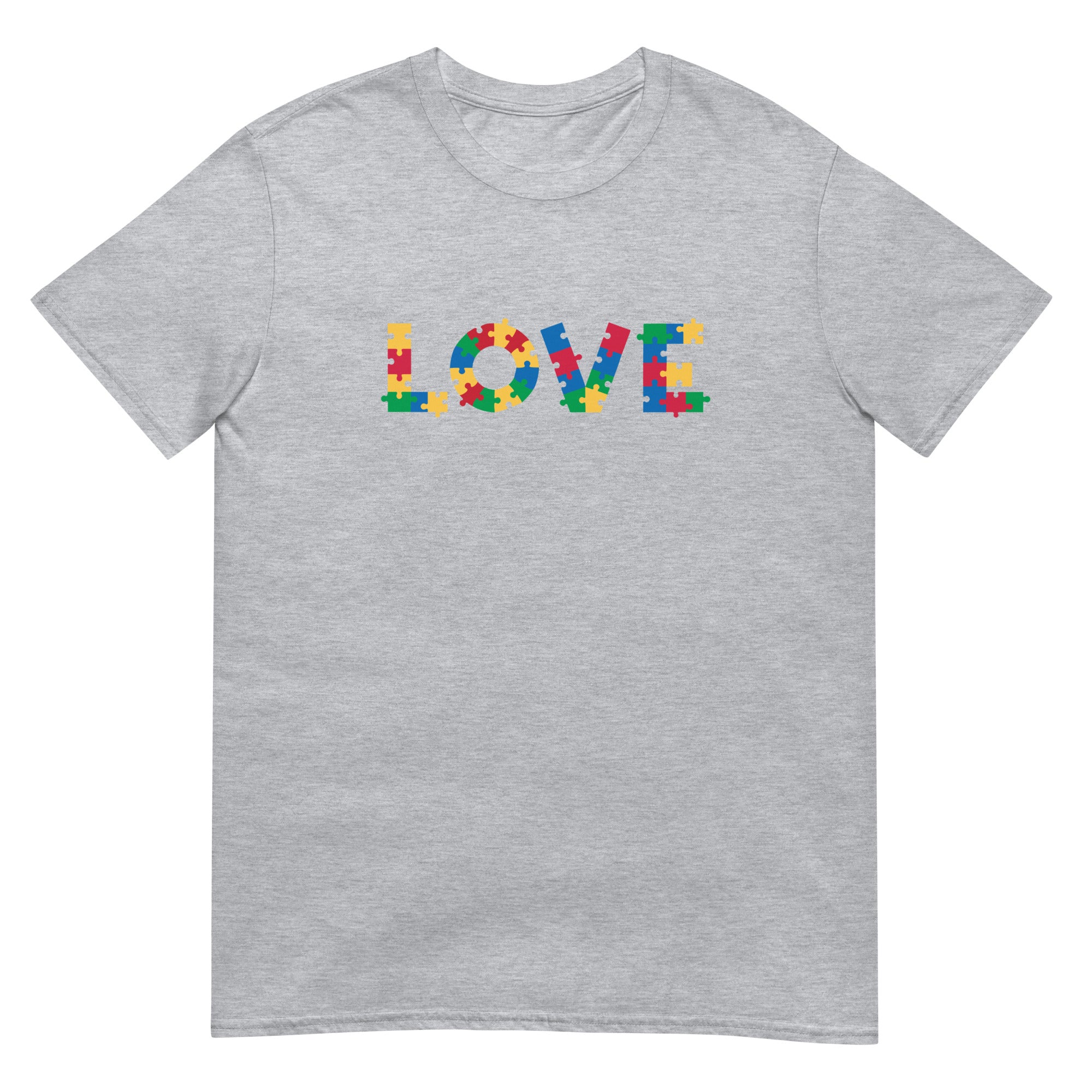 Autism Acceptance & Love Puzzle T-Shirt、mySite、camillekostekn