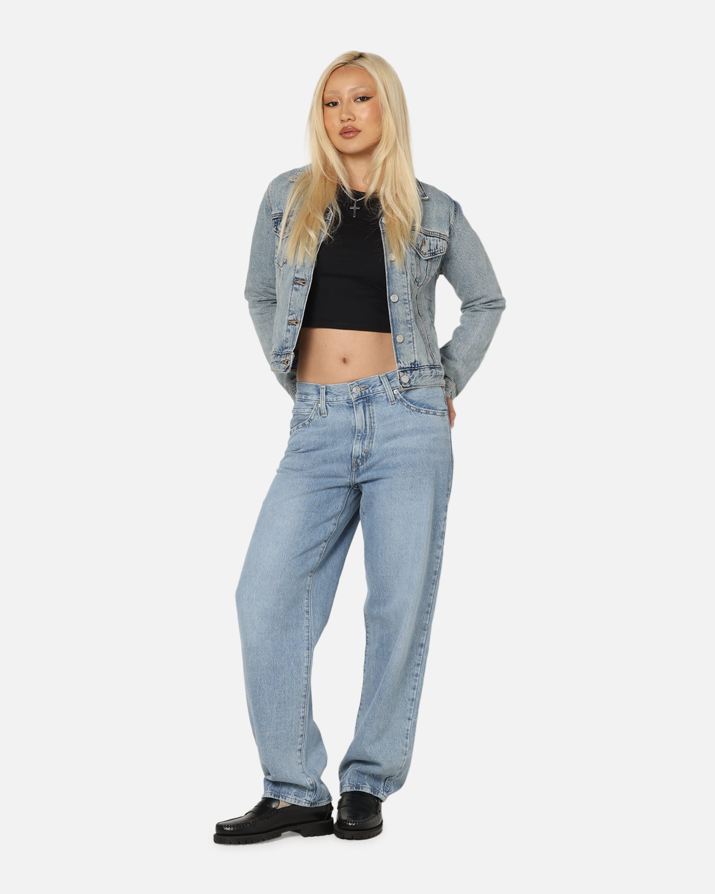 Levi Strauss And Co Women's '94 Baggy Denim Jeans Blue、mySite、zt4zffjzw