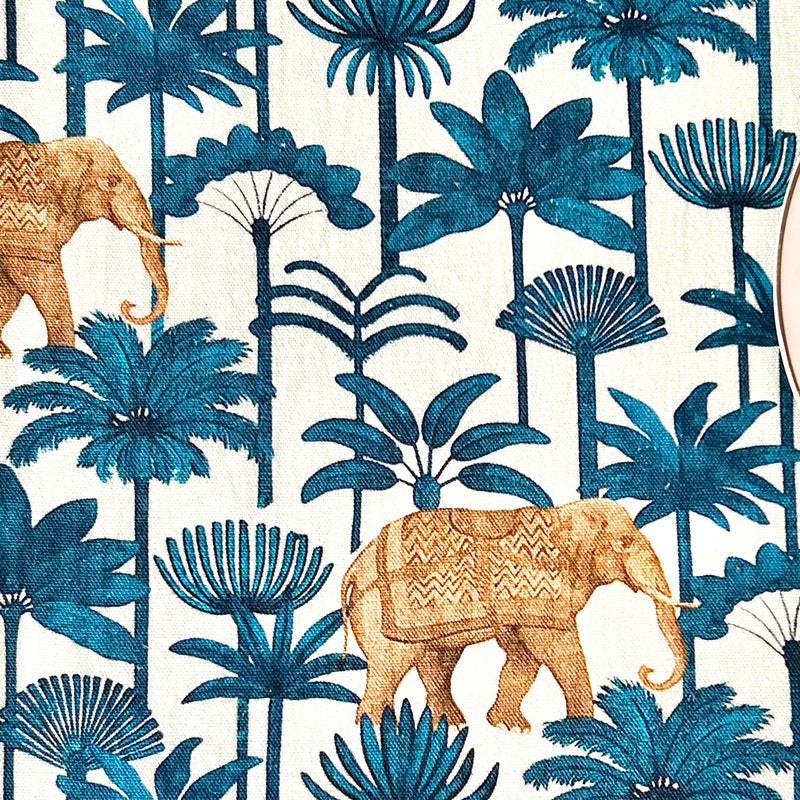 Cotton Cushion Cover | Floral Print | Multicolour | 40 x 40 cm | Set of 2、mySite、camillekostekn