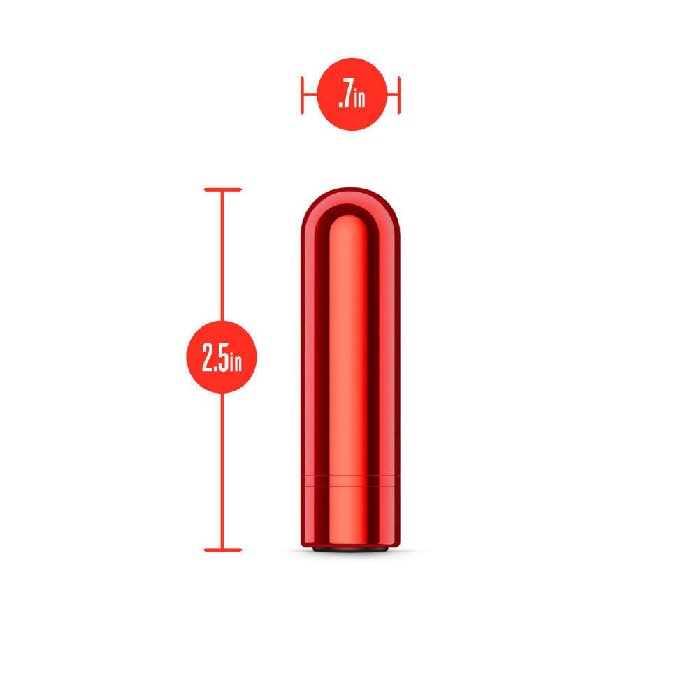 Kool Vibes By Blush® | Discreet & Travel-Friendly Mini Bullet Vibrator - 10 Vibration Modes Clitoral Stimulator - Cherry、mySite、bottomscart