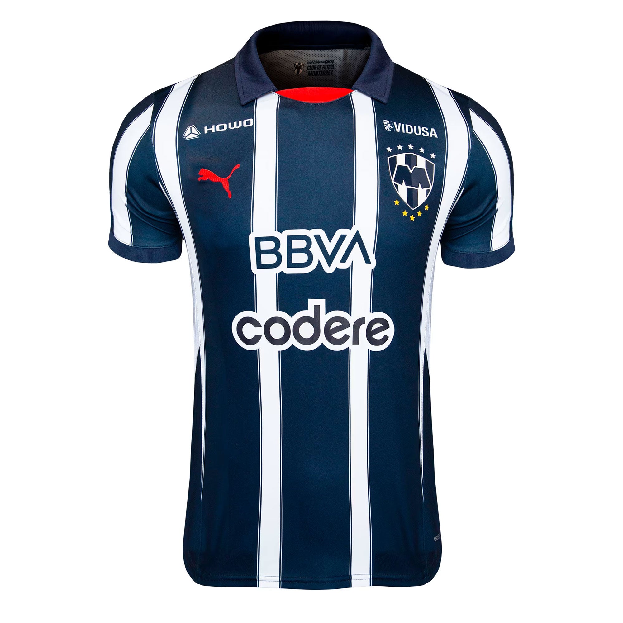 PUMA Men's Monterrey 2024/25 Authentic Home Jersey Navy/White、mySite、noshort