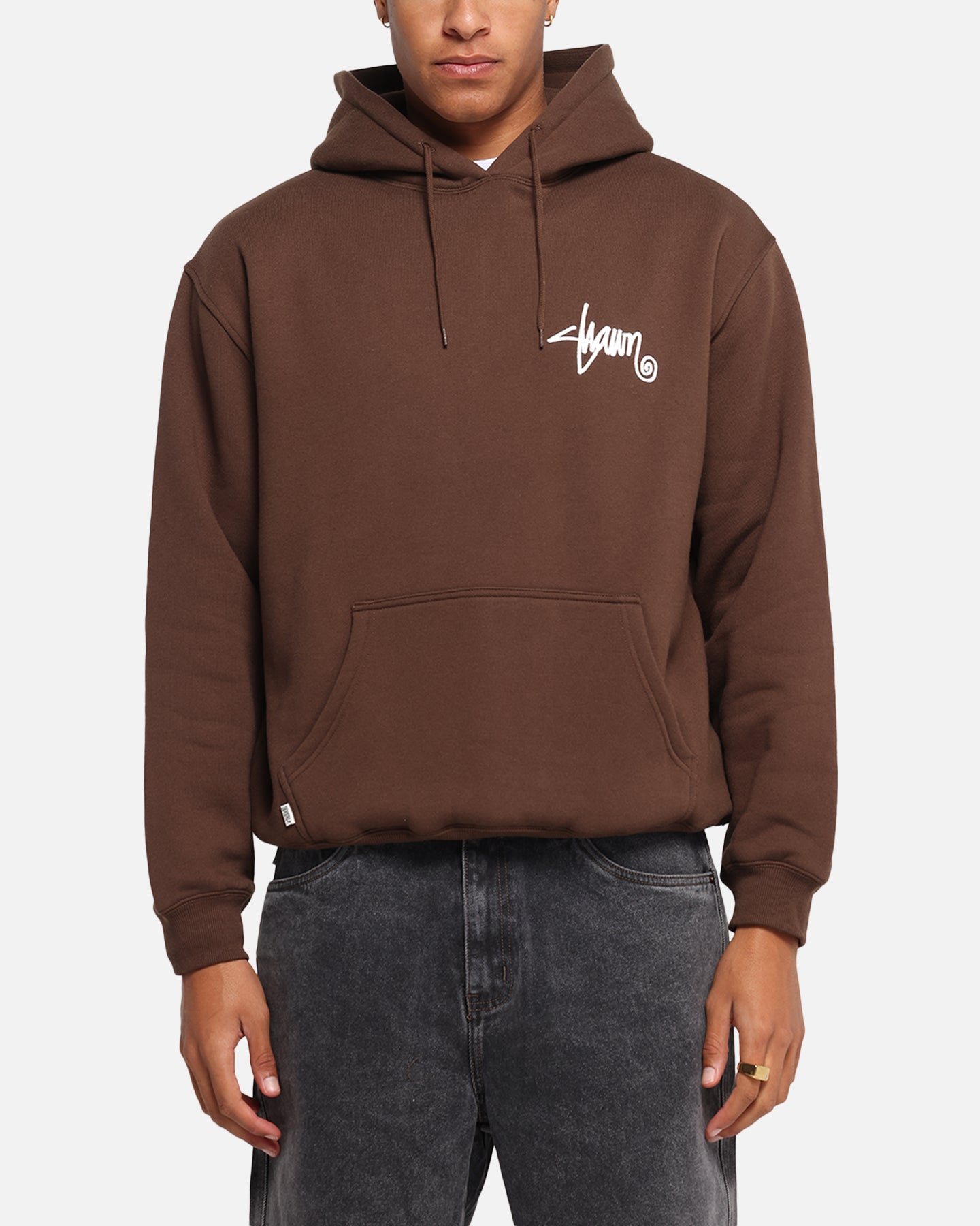 S Double Shawn Script Hoodie Chocolate、mySite、zt4zffjzw