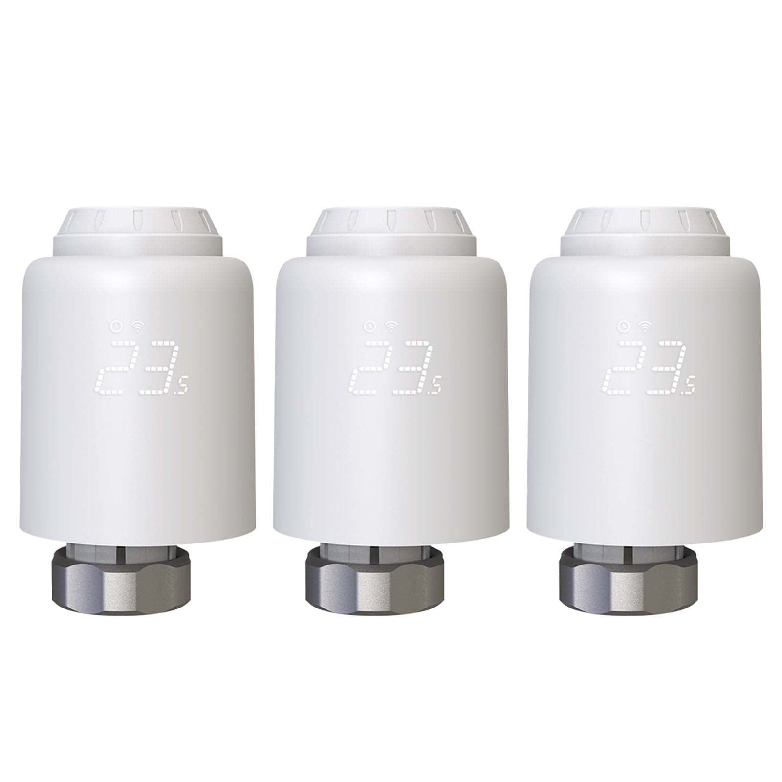 WiFi Smart Thermostatic Radiator Valve Anti-scale Mode Rotatable Screen Digital Heating TRV、mySite、fannypackpong