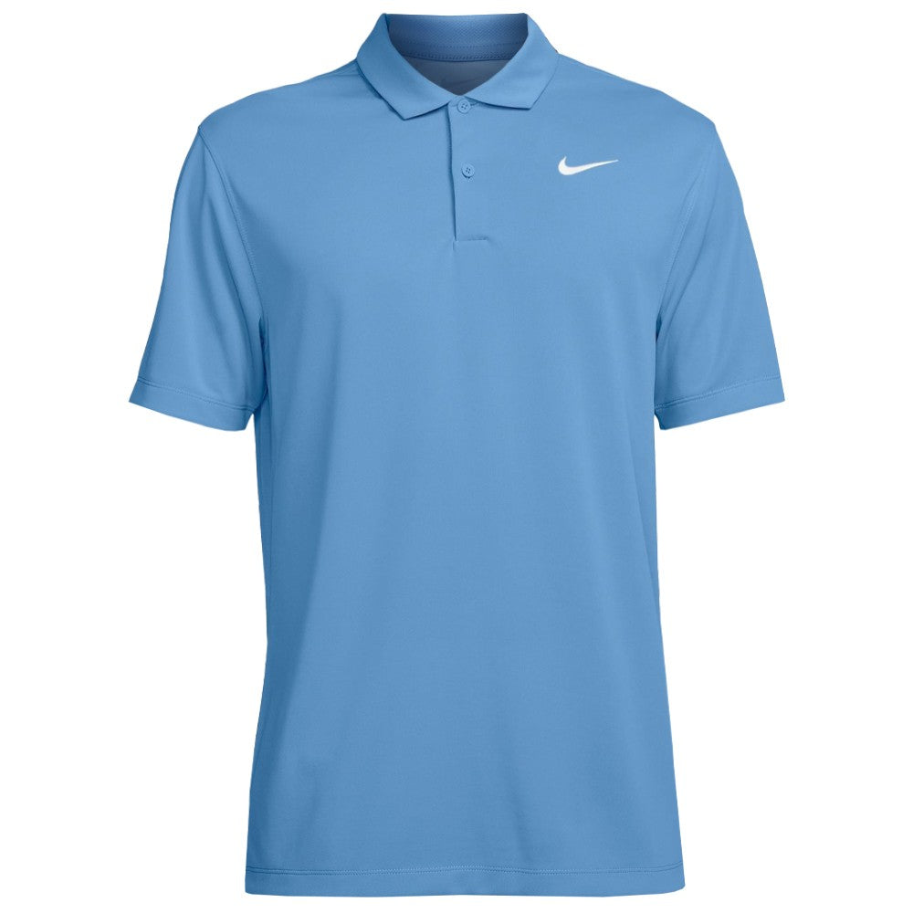Nike Men's DriFit Solid Polo - Blue Beyond、mySite、neckold