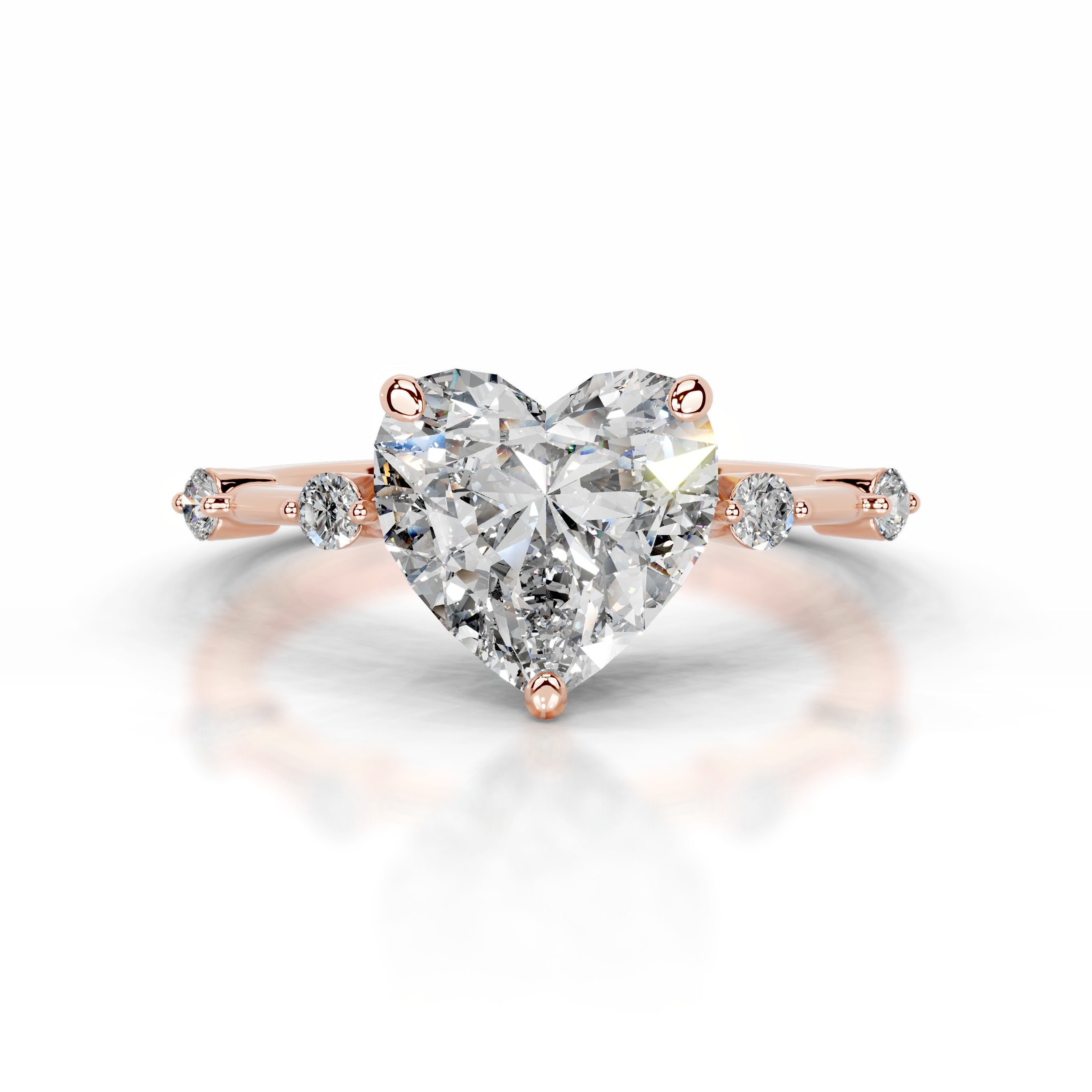 Ninnette Diamond Engagement Ring - 14K Rose Gold、mySite、hinf8tx79