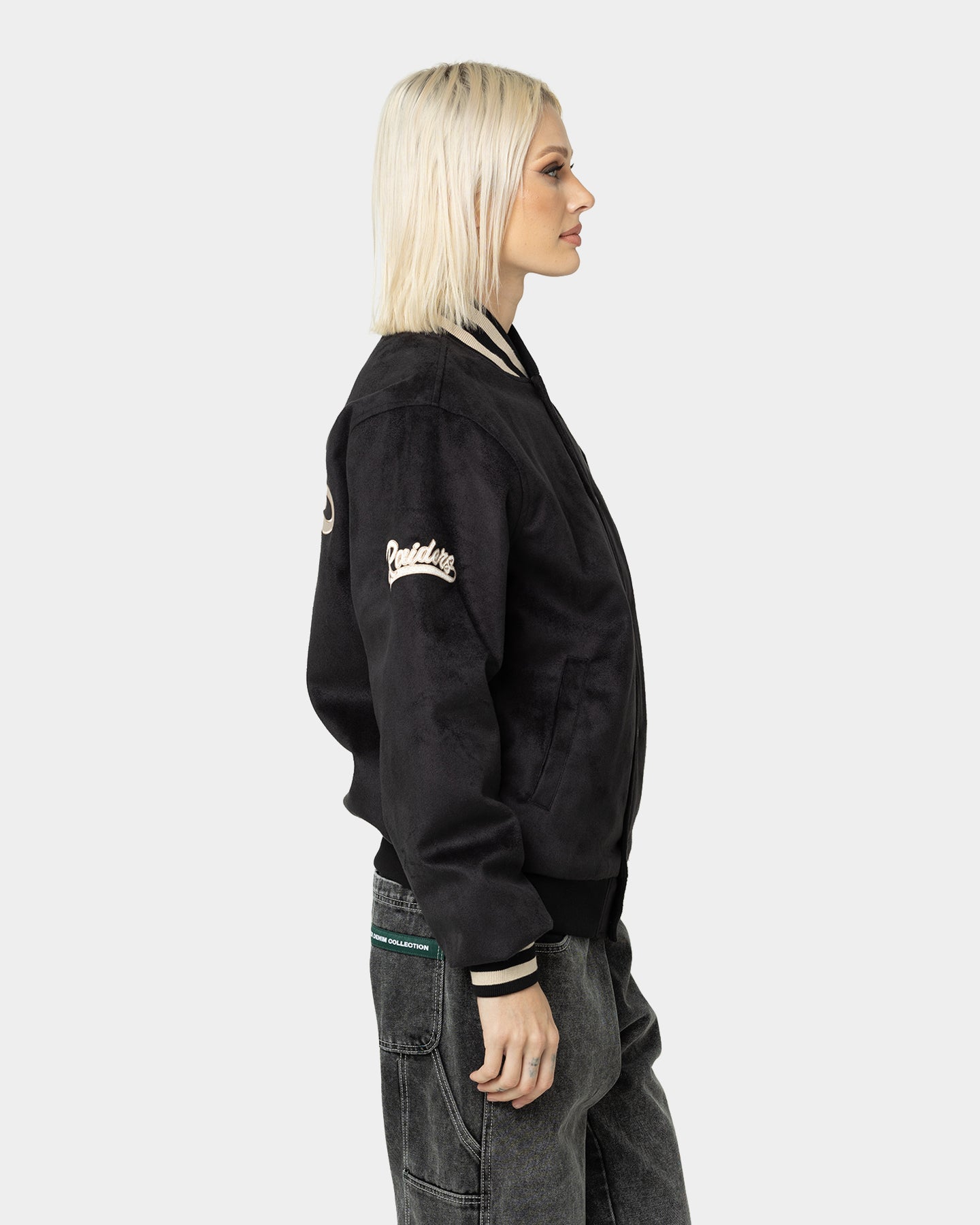 New Era Las Vegas Raiders Suede Jacket Black、mySite、zt4zffjzw