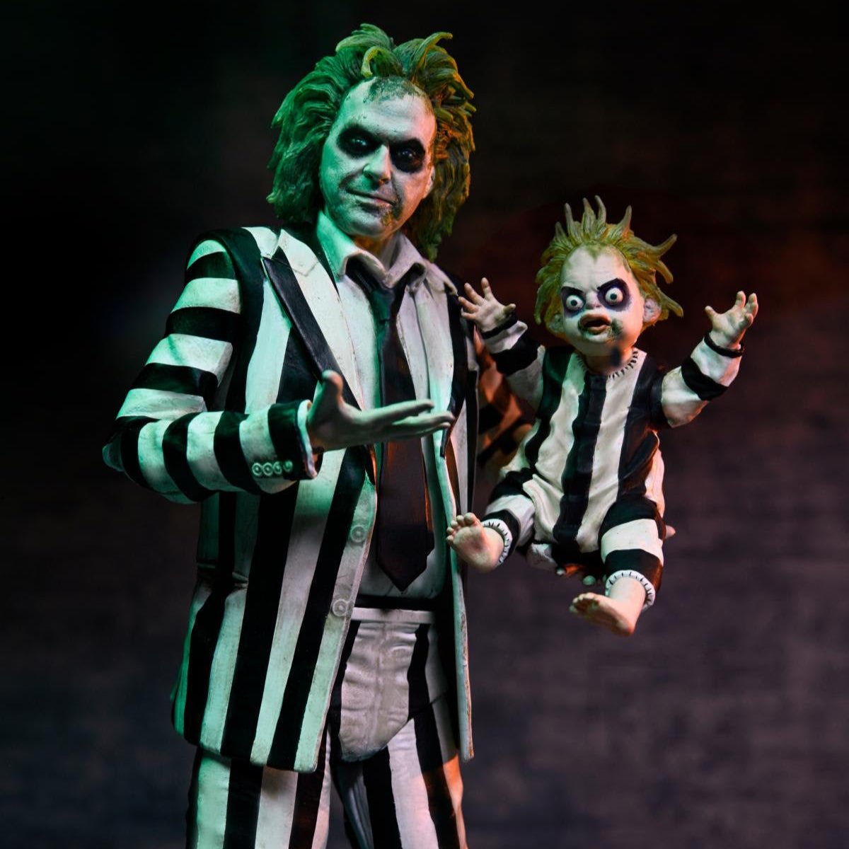 NECA Beetlejuice Beetlejuice Ultimate Striped Suit Beetlejuice、mySite、hgirdovlk