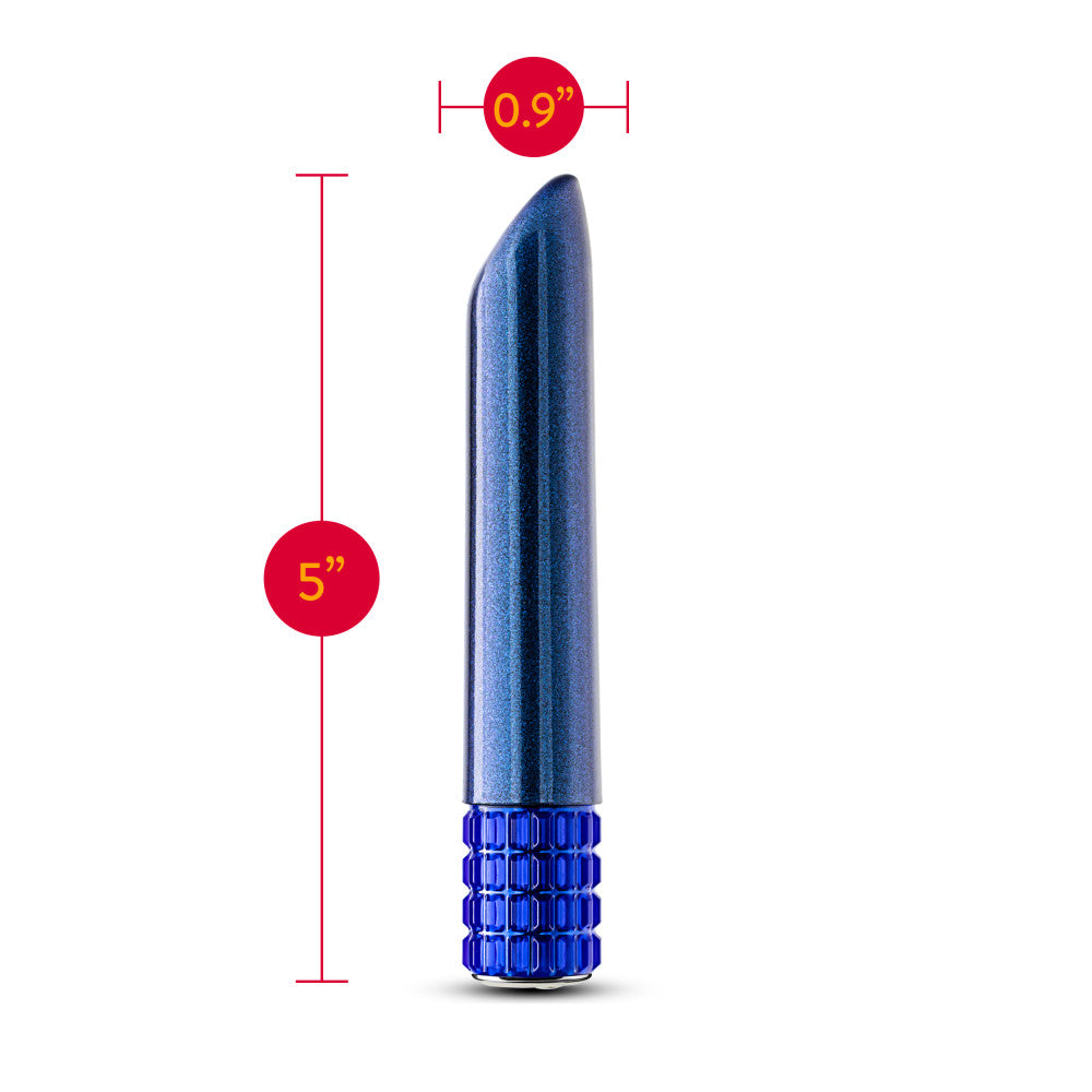 Oh My Gem | Mystery 5 Inch Pocket-Sized Power Vibrator With Tapered Tip & Sapphire Gem Base – In Blue、mySite、bottomscart