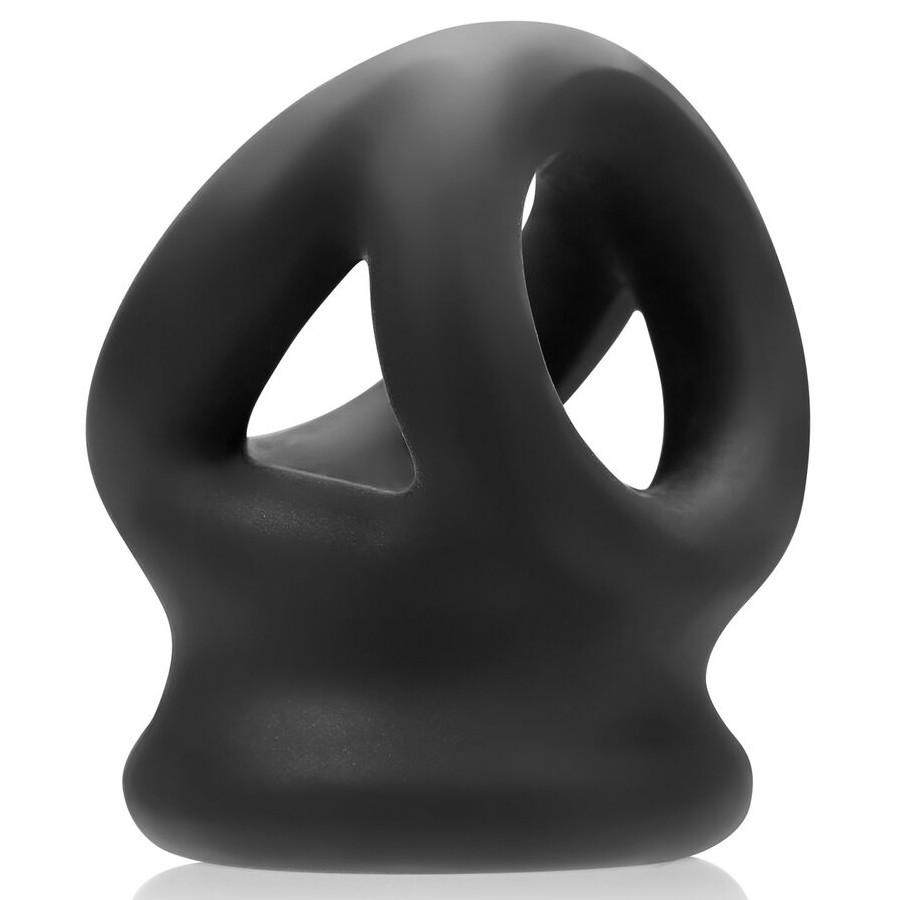 Oxballs Tri-Squeeze Ball-Stretcher & Cock Cage | Black Ice、mySite、bottomscart