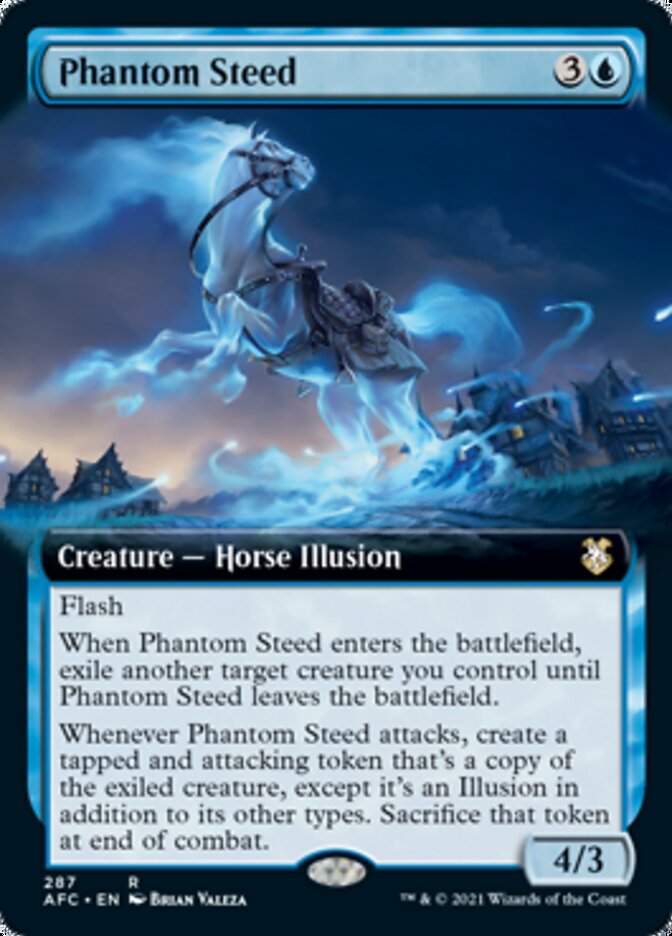 Phantom Steed (Extended Art) Dungeons & Dragons: Adventures in the Forgotten Realms Commander、mySite、waistdrama