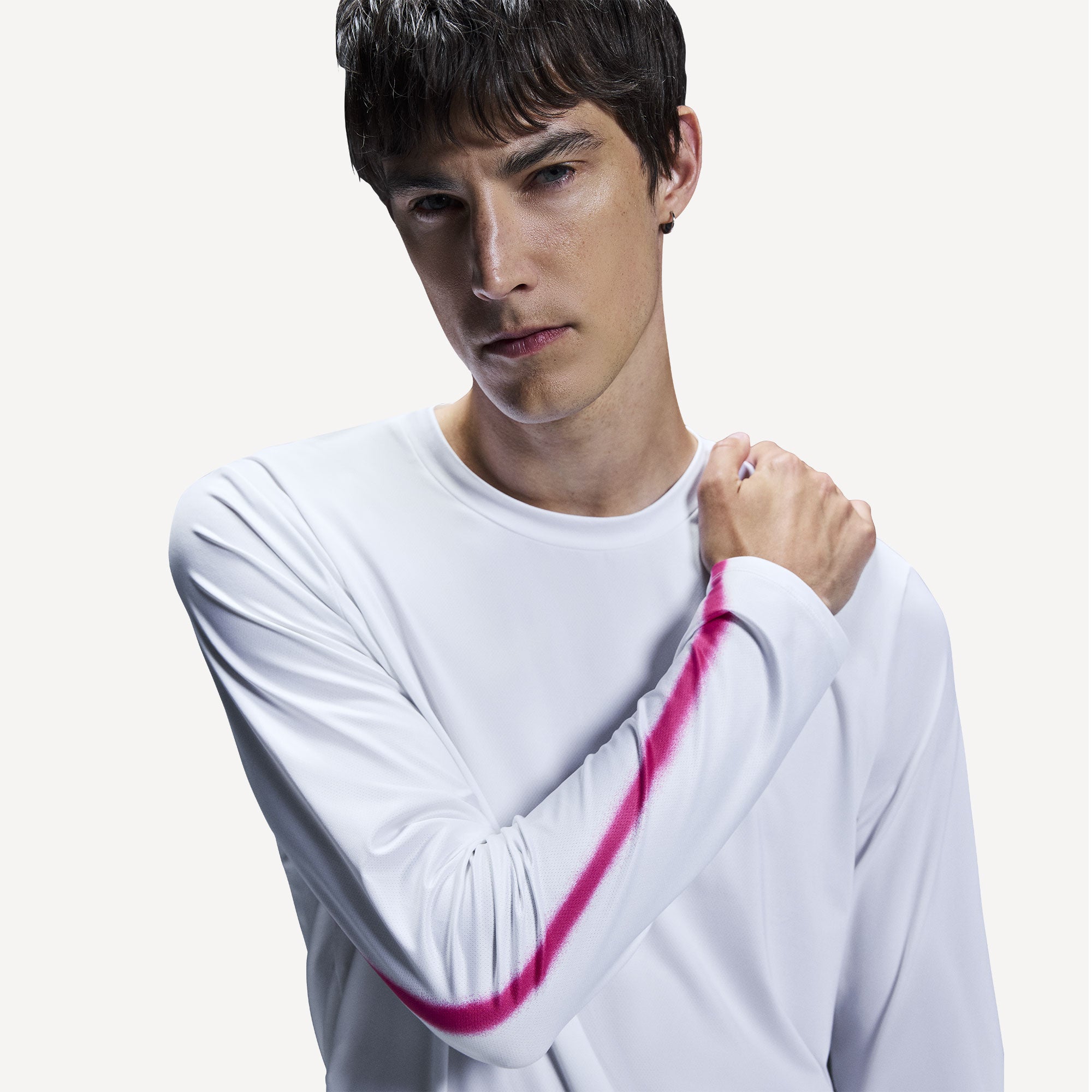 On Court Men's Long Sleeve Tennis Shirt
