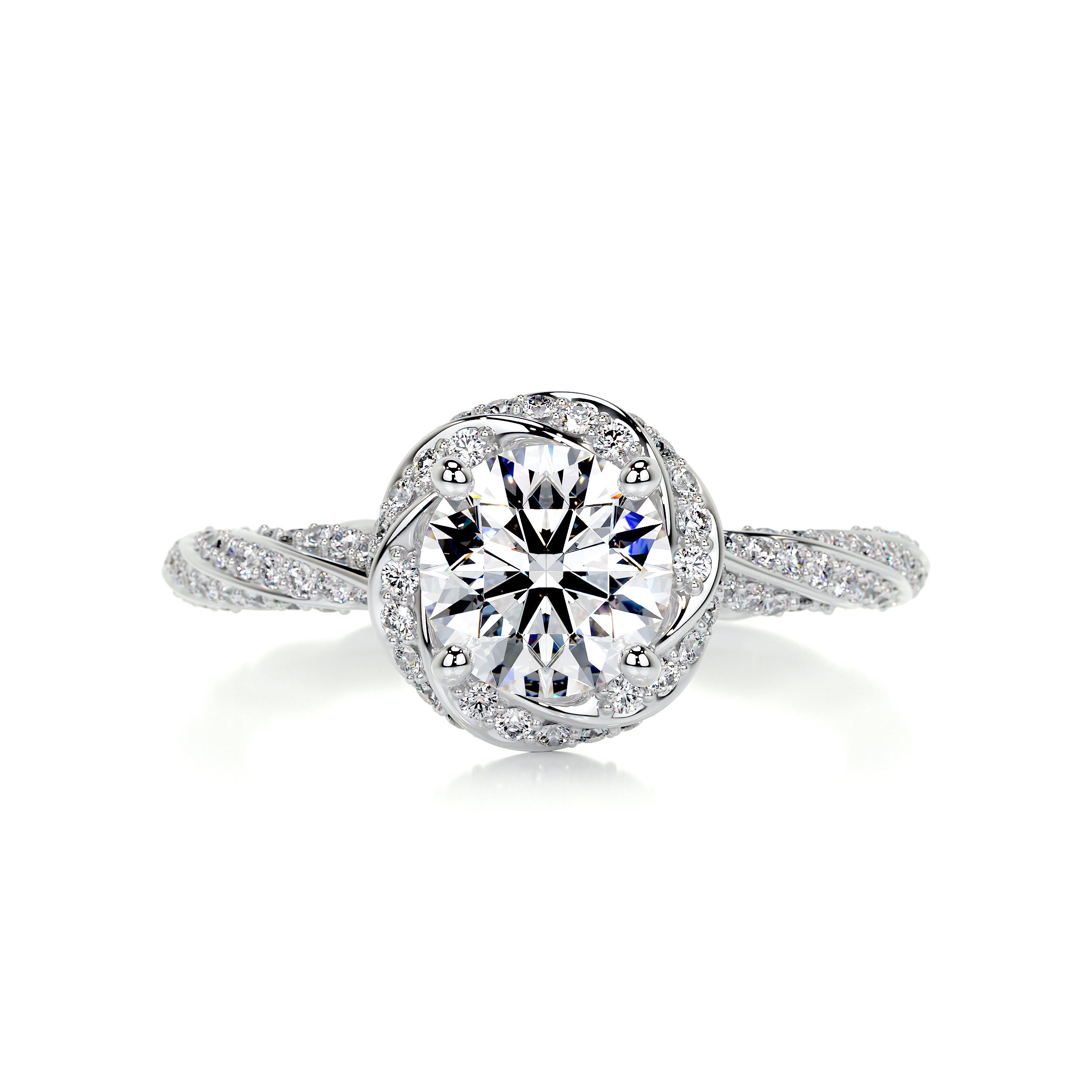 Joanne Diamond Engagement Ring -18K White Gold、mySite、hinf8tx79