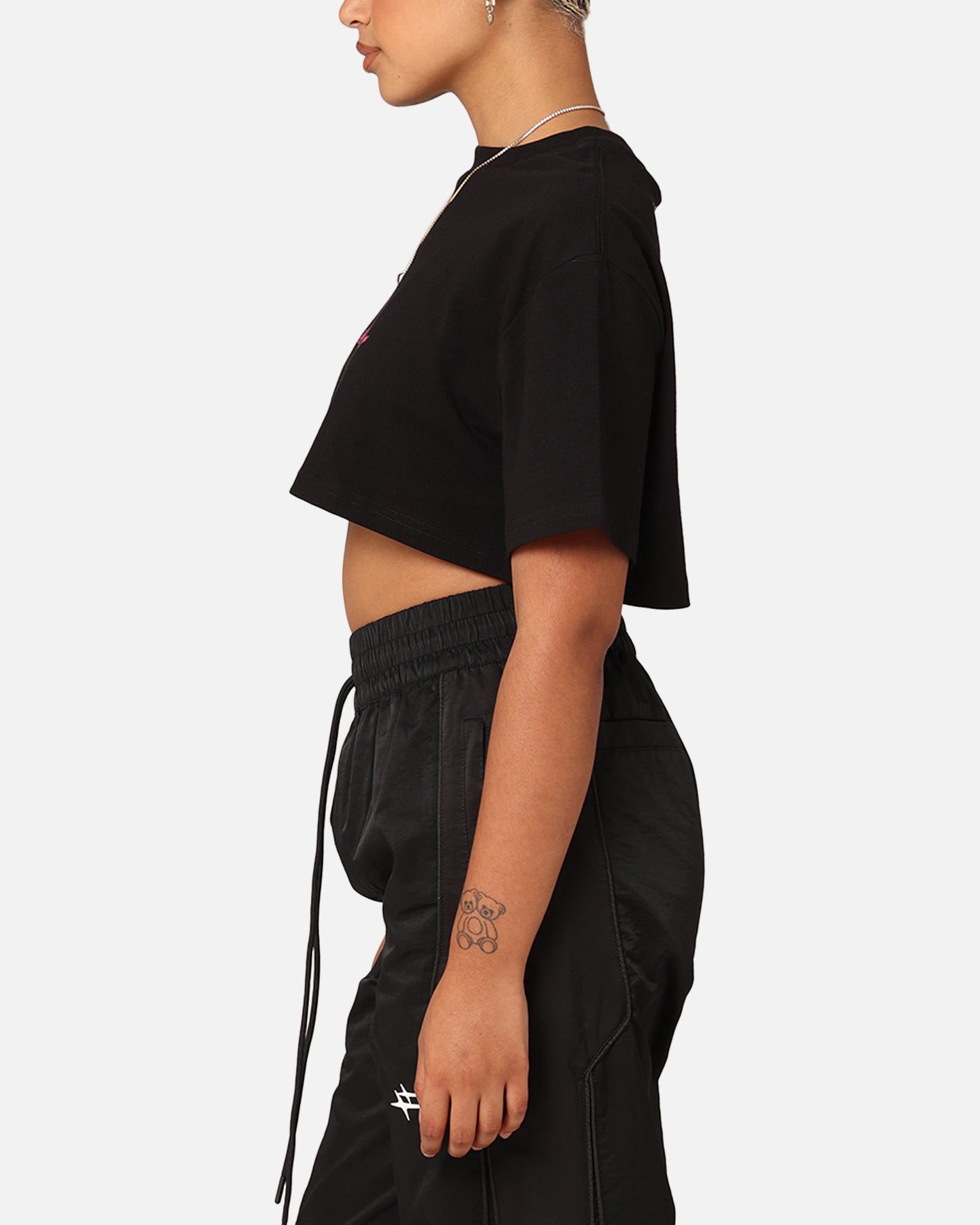 Playboy Women's SMU Cropped T-Shirt Black、mySite、zt4zffjzw