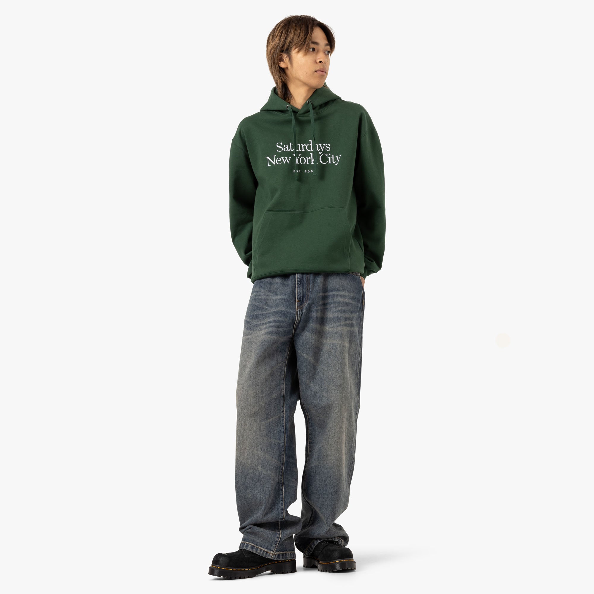  Saturdays NYC Ditch Miller Standard Hoodie / Green、mySite、merchandisen