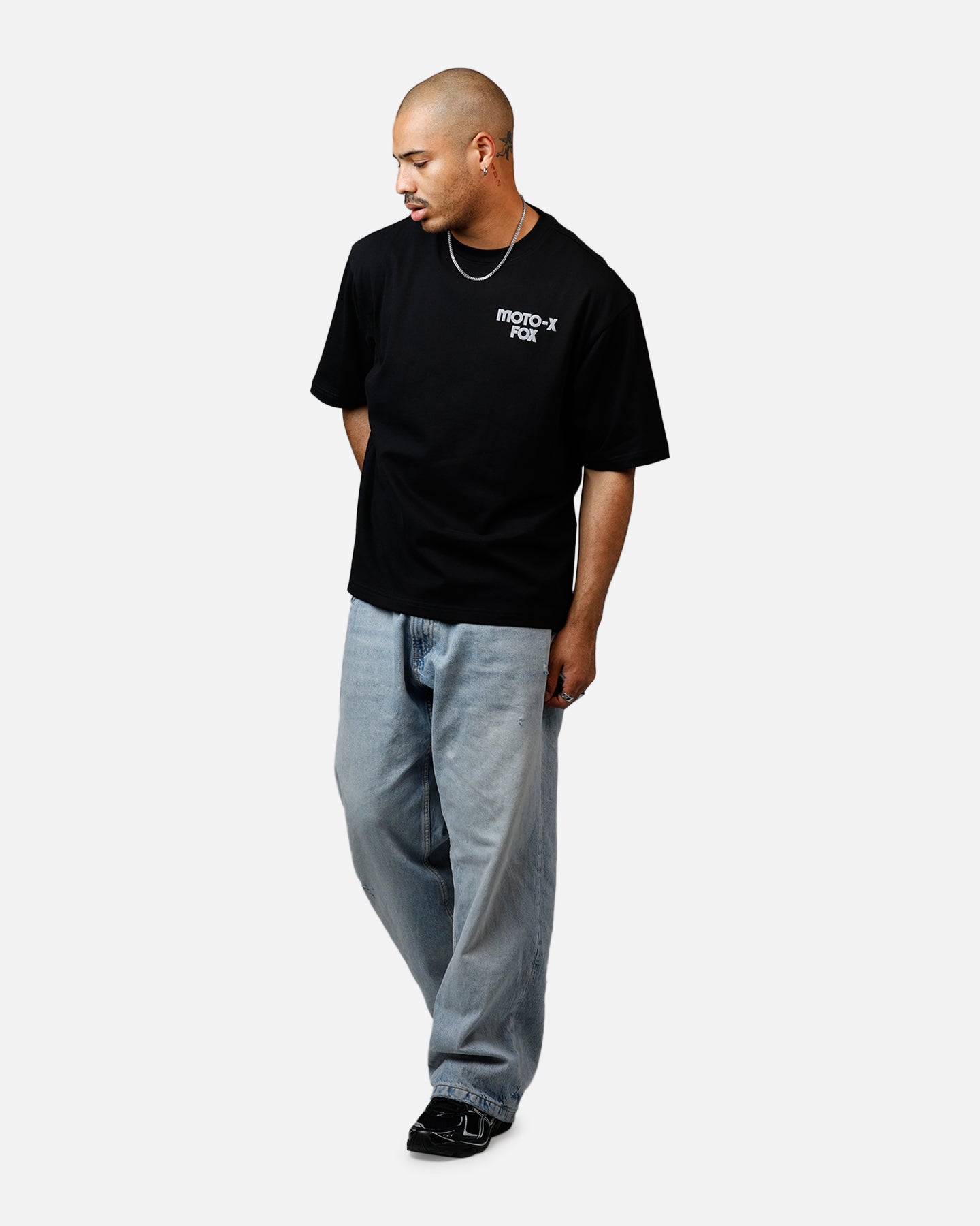 Fox Racing Moto-X Oversized T-Shirt Black、mySite、zt4zffjzw