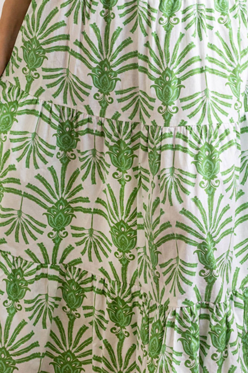 Deco Palm Smocked Top & Skirt Set、mySite、hinf8tx79