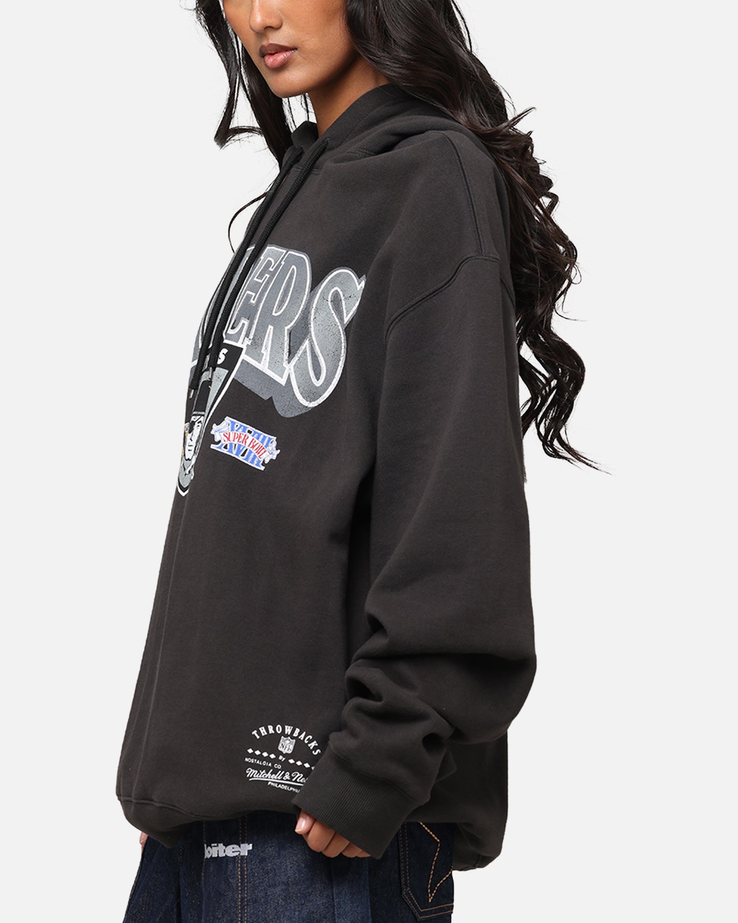 Mitchell & Ness Las Vegas Raiders Arch Hoodie Faded Black、mySite、zt4zffjzw